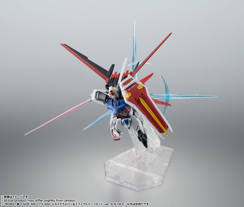 PRE-ORDER Bandai - Robot Spirits -SIDE MS- - Mobile Suit Gundam SEED - FX-550 Skygrasper & Effect Part Set ver. A.N.I.M.E.