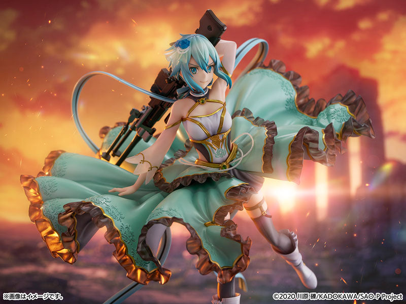PRE-ORDER eStream - Shibuya Scramble Figure - Sword Art Online - Sinon: Crystal Dress Ver. 1/7