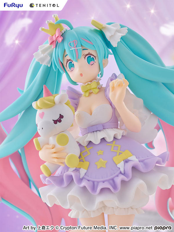 PRE-ORDER Furyu - TENITOL - Vocaloid - Hatsune Miku: Yumekawa Princess Lavender ver.