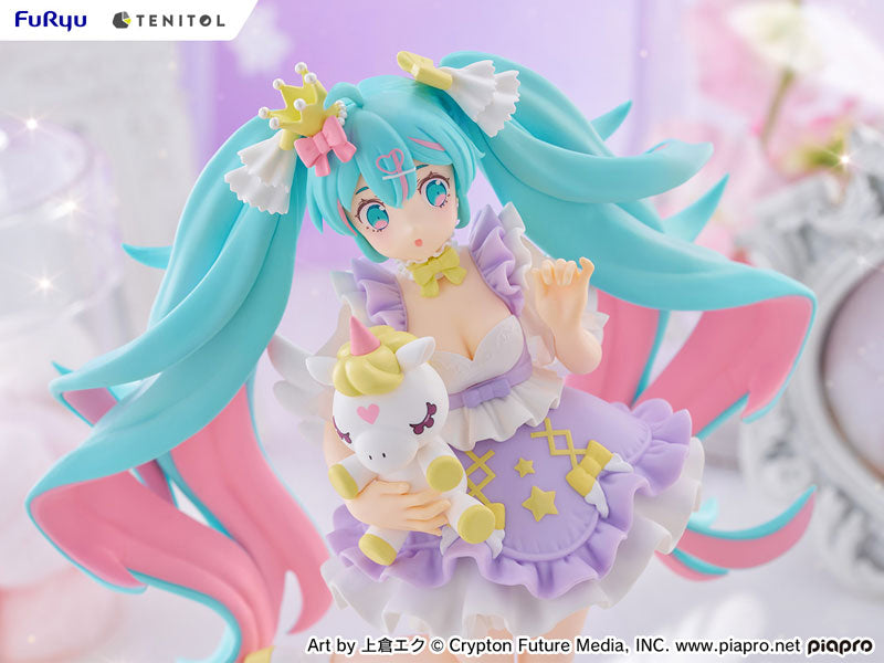 PRE-ORDER Furyu - TENITOL - Vocaloid - Hatsune Miku: Yumekawa Princess Lavender ver.