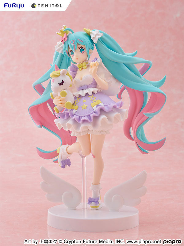 PRE-ORDER Furyu - TENITOL - Vocaloid - Hatsune Miku: Yumekawa Princess Lavender ver.