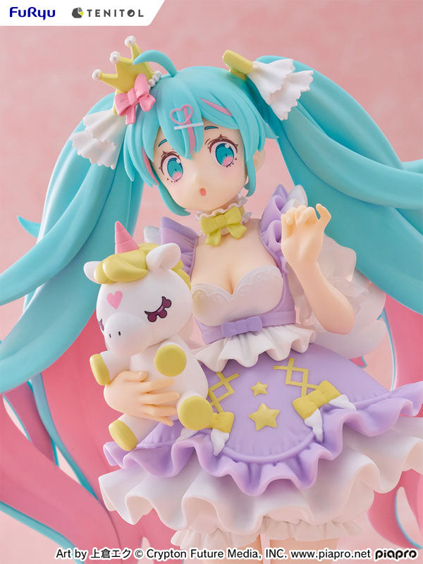 PRE-ORDER Furyu - TENITOL - Vocaloid - Hatsune Miku: Yumekawa Princess Lavender ver.
