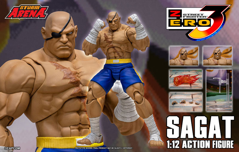 PRE-ORDER Storm Collectibles - Street Fighter Alpha 3 - Sagat 1/12