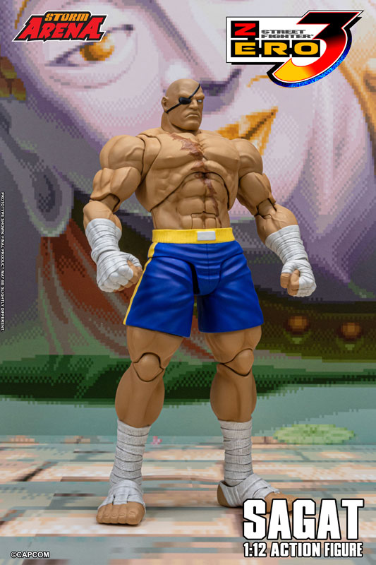 PRE-ORDER Storm Collectibles - Street Fighter Alpha 3 - Sagat 1/12
