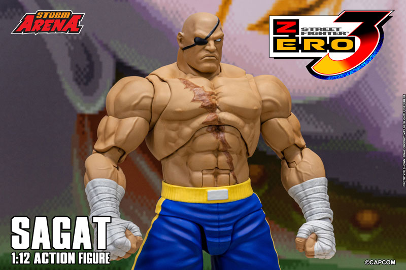 PRE-ORDER Storm Collectibles - Street Fighter Alpha 3 - Sagat 1/12