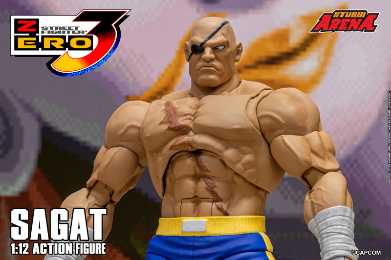 PRE-ORDER Storm Collectibles - Street Fighter Alpha 3 - Sagat 1/12
