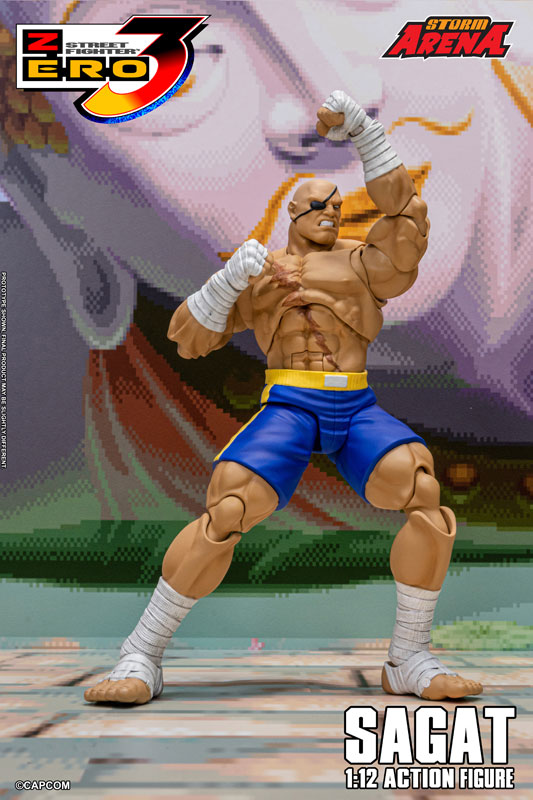 PRE-ORDER Storm Collectibles - Street Fighter Alpha 3 - Sagat 1/12