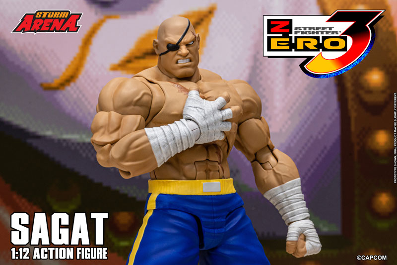 PRE-ORDER Storm Collectibles - Street Fighter Alpha 3 - Sagat 1/12