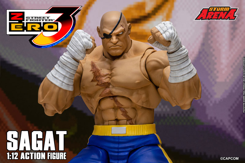 PRE-ORDER Storm Collectibles - Street Fighter Alpha 3 - Sagat 1/12