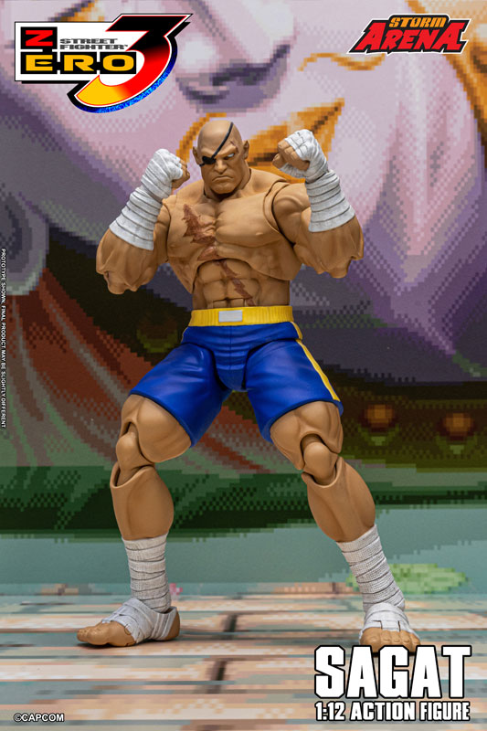 PRE-ORDER Storm Collectibles - Street Fighter Alpha 3 - Sagat 1/12