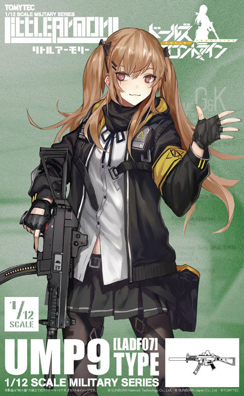 SPECIAL ORDER Tomytec - LittleArmory [LADF07] - Girls' Frontline UMP9 Type 1/12 [August 2024 Release] [JP]