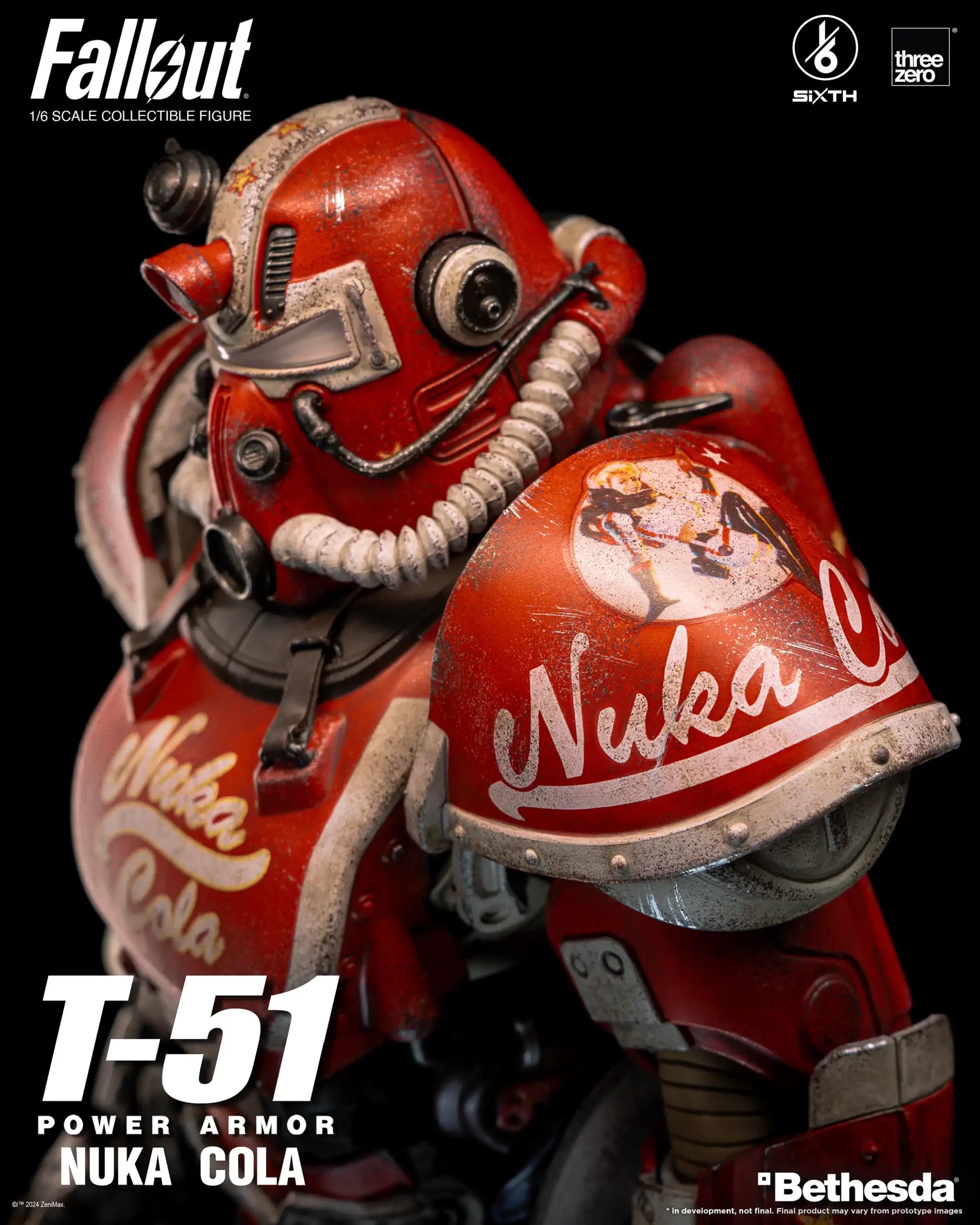 PRE-ORDER threezero - Fallout - T-51 Nuka Cola Power Armor 1/6