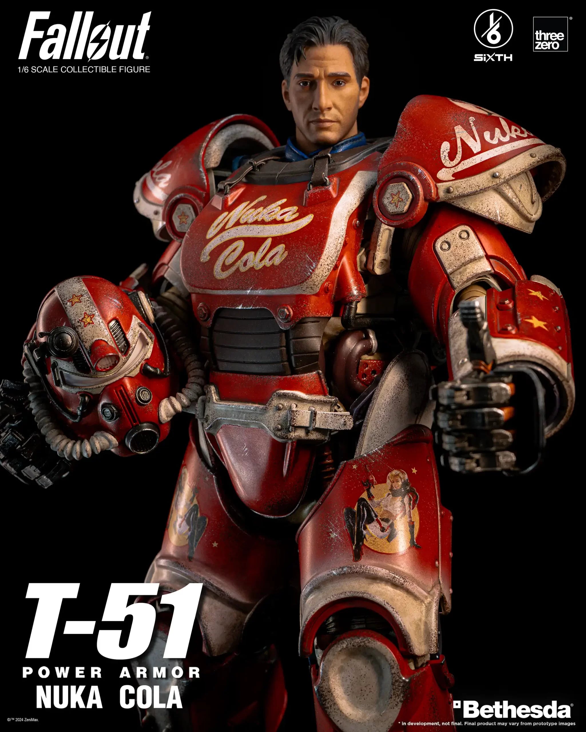 PRE-ORDER threezero - Fallout - T-51 Nuka Cola Power Armor 1/6