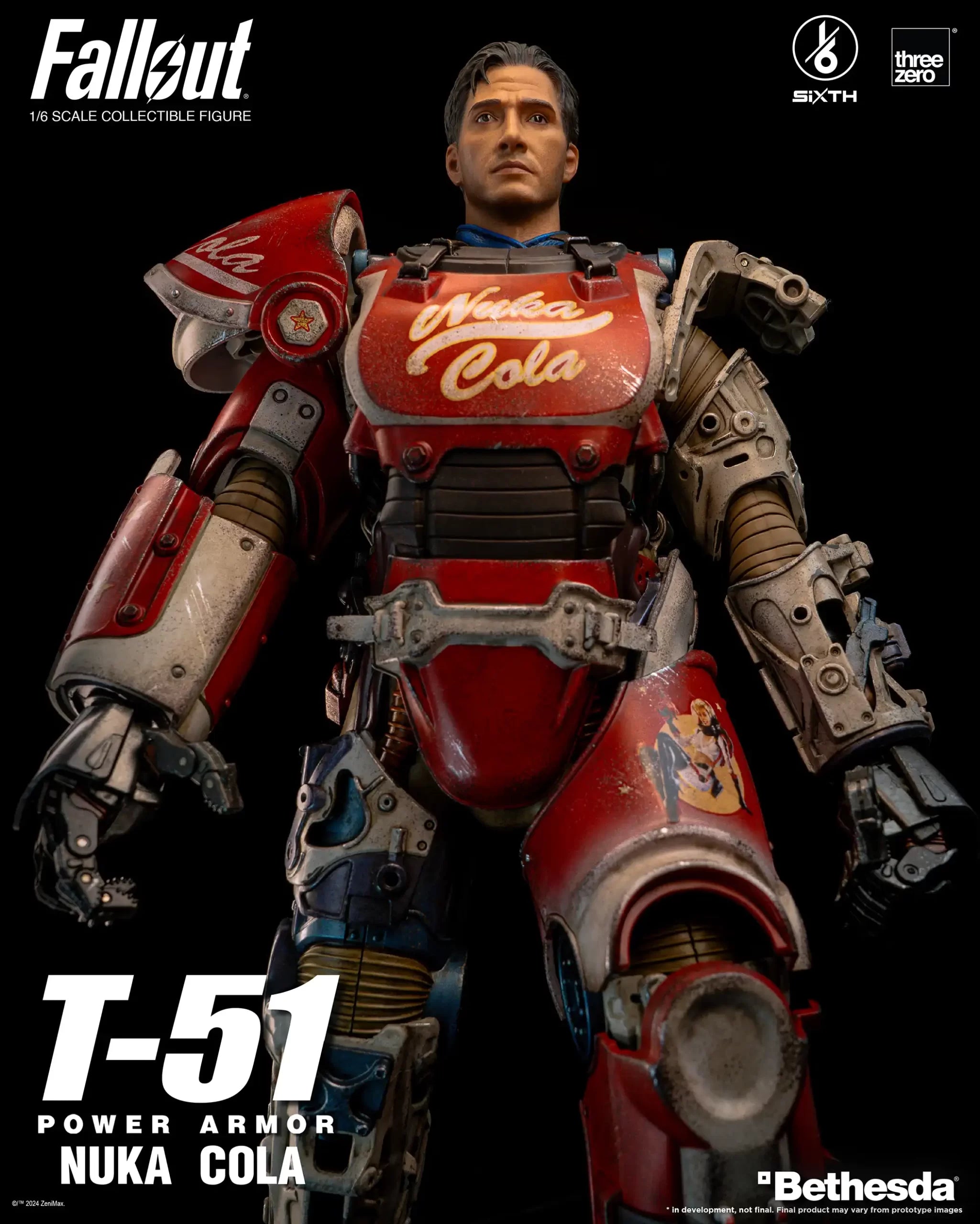 PRE-ORDER threezero - Fallout - T-51 Nuka Cola Power Armor 1/6