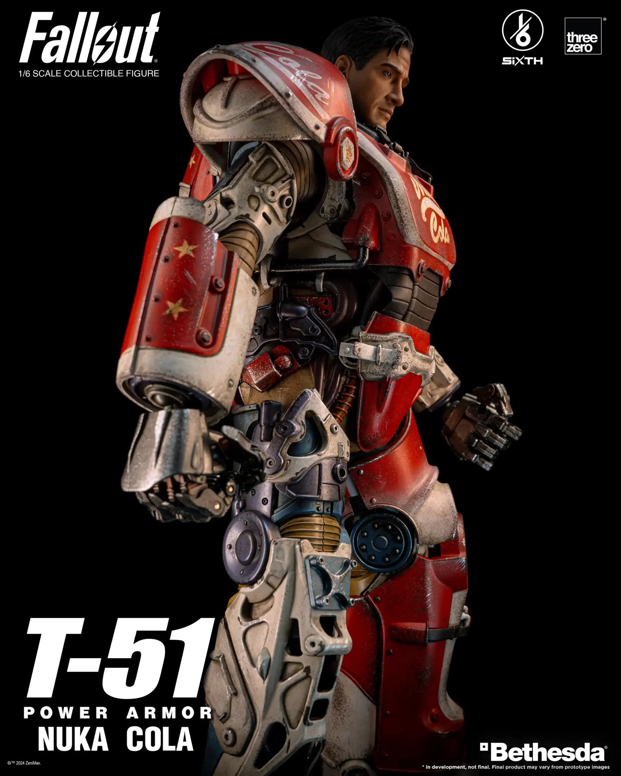 PRE-ORDER threezero - Fallout - T-51 Nuka Cola Power Armor 1/6