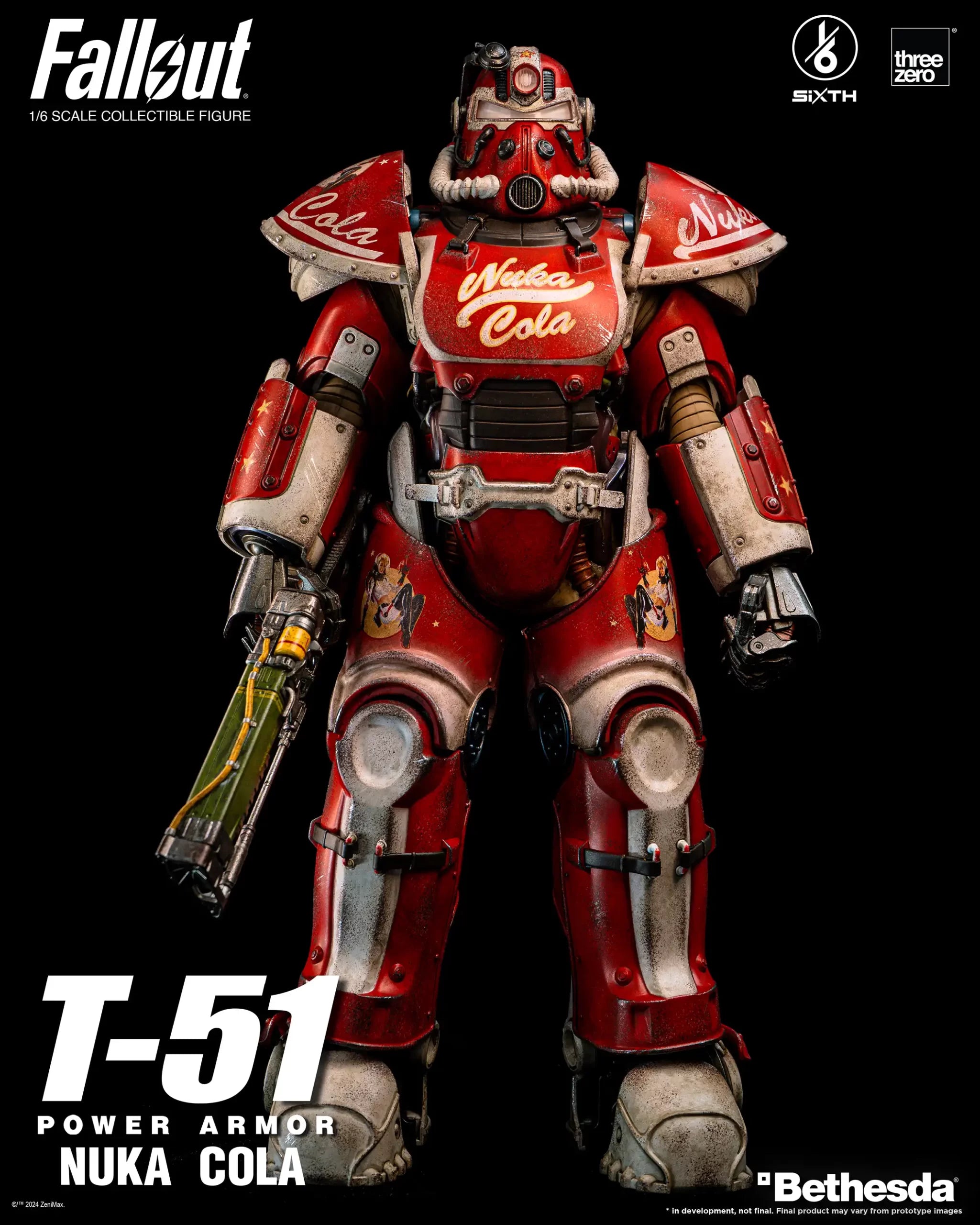 PRE-ORDER threezero - Fallout - T-51 Nuka Cola Power Armor 1/6