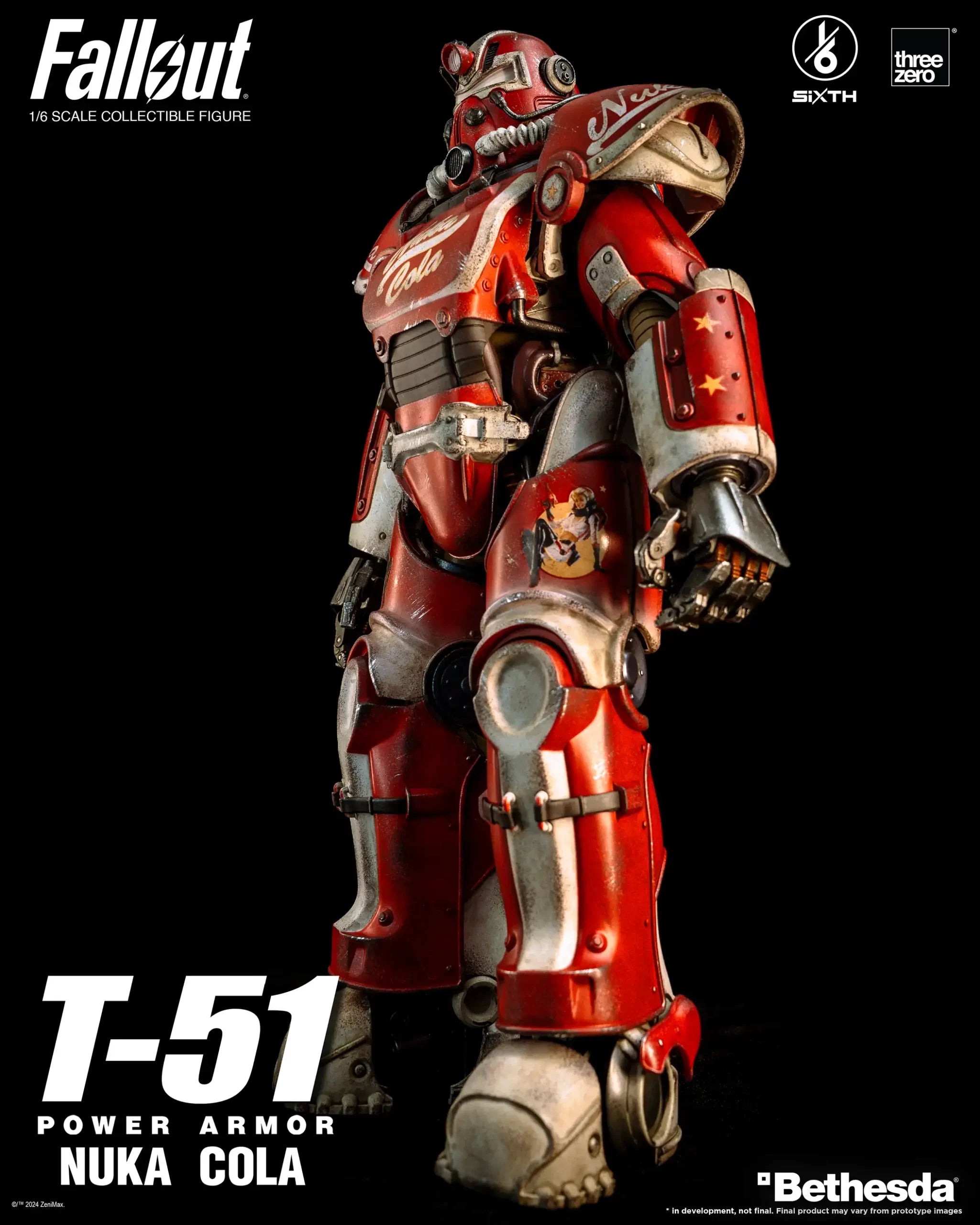 PRE-ORDER threezero - Fallout - T-51 Nuka Cola Power Armor 1/6