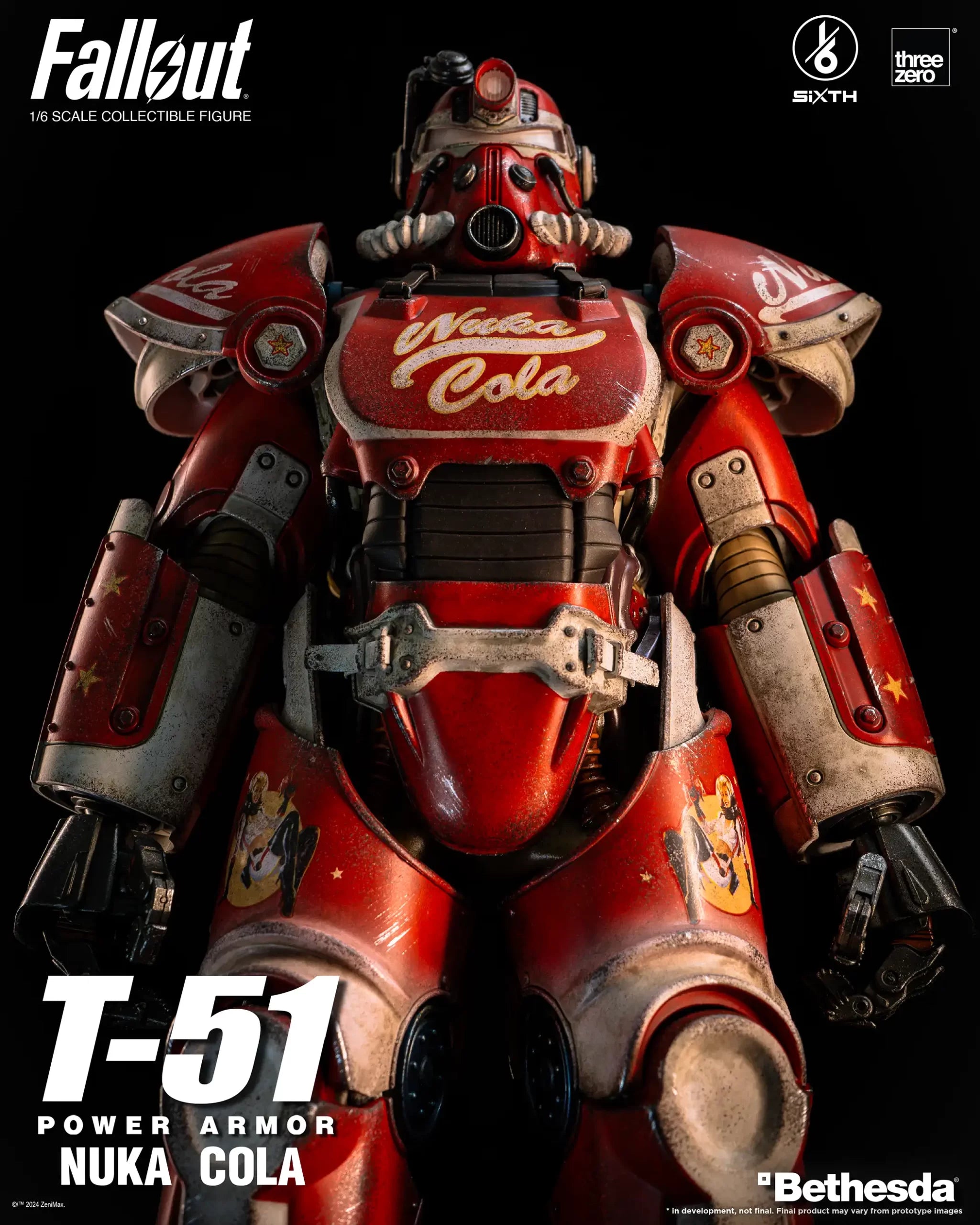 PRE-ORDER threezero - Fallout - T-51 Nuka Cola Power Armor 1/6