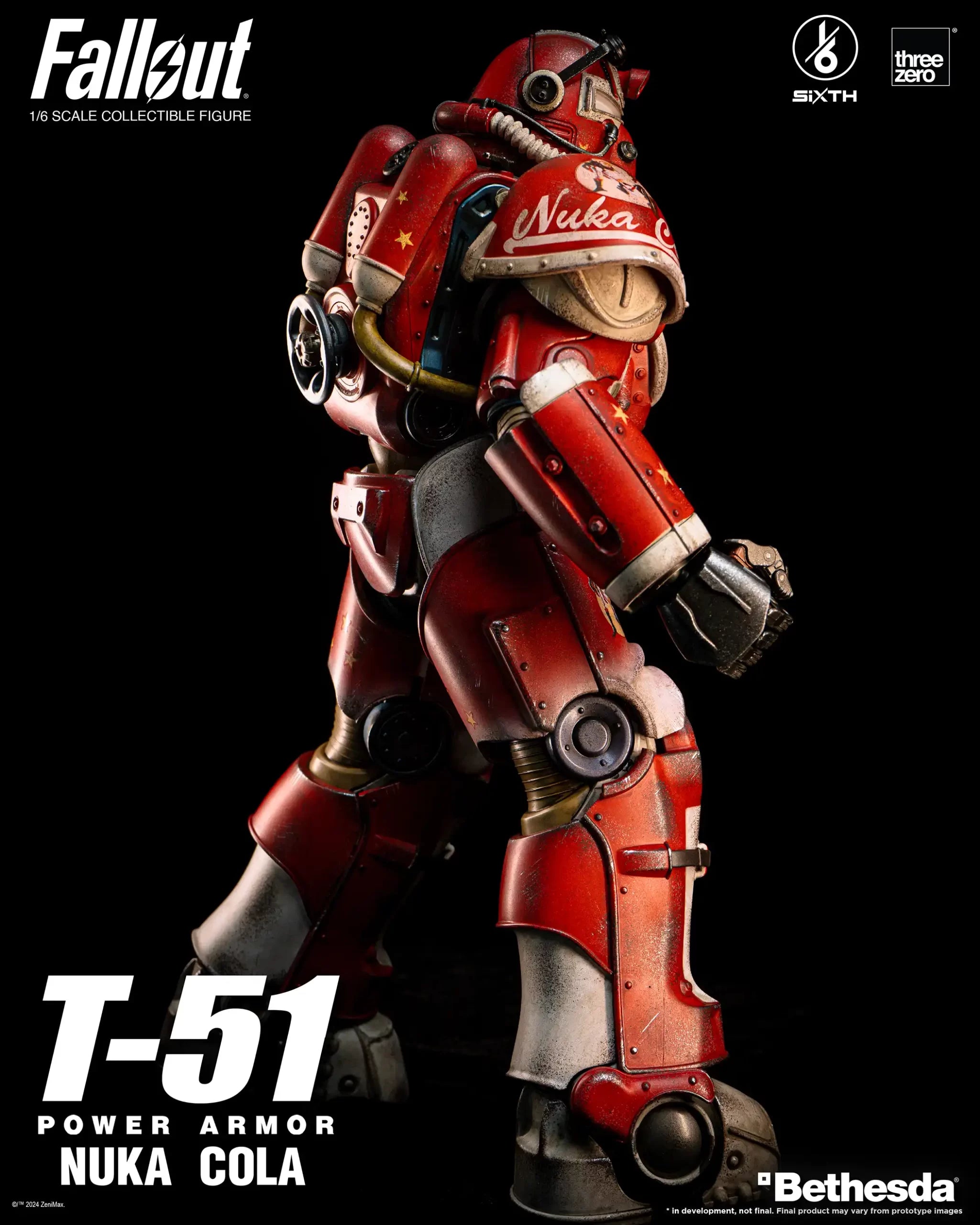 PRE-ORDER threezero - Fallout - T-51 Nuka Cola Power Armor 1/6