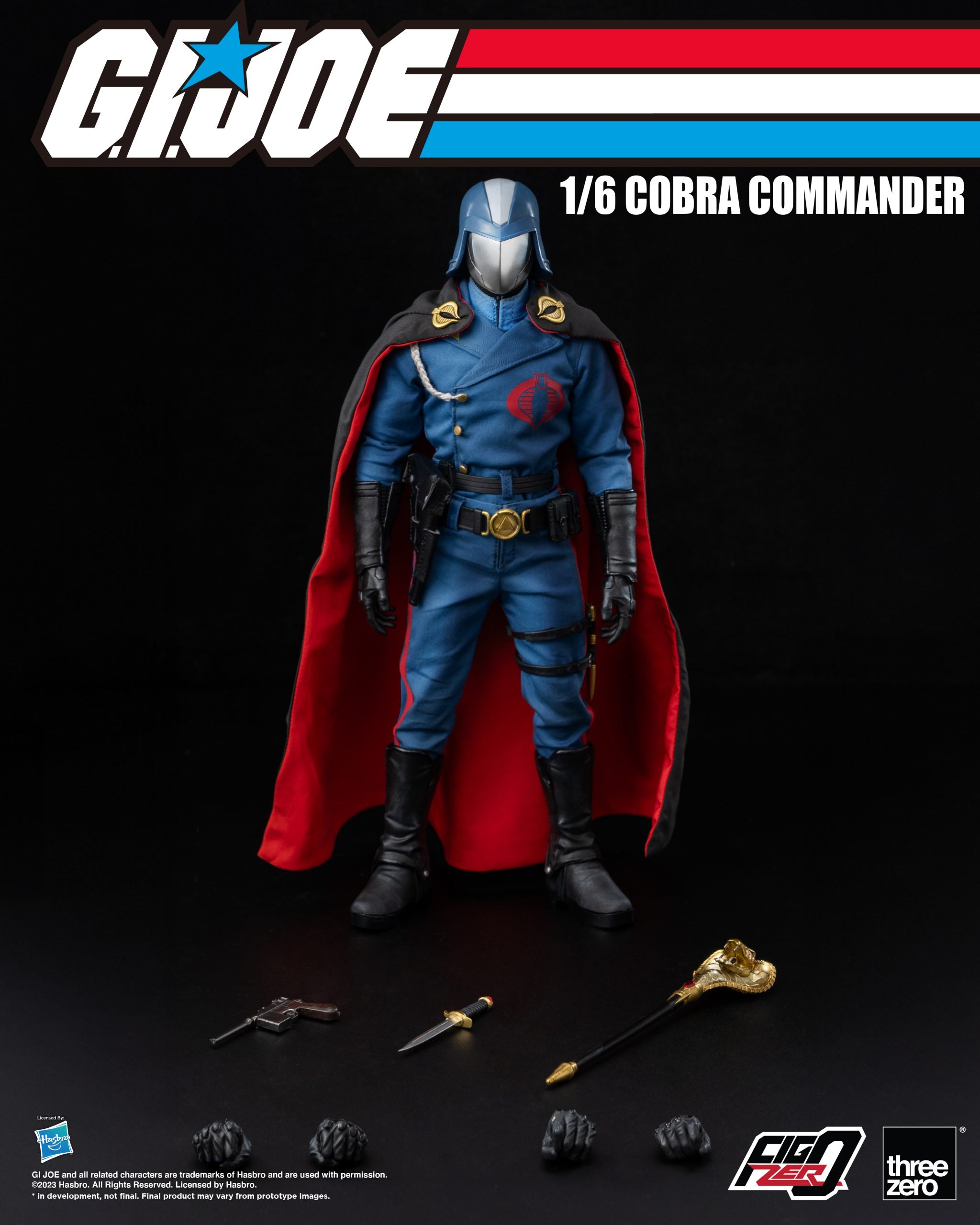 PRE-ORDER threezero - FigZero - G.I. Joe - Cobra Commander 1/6