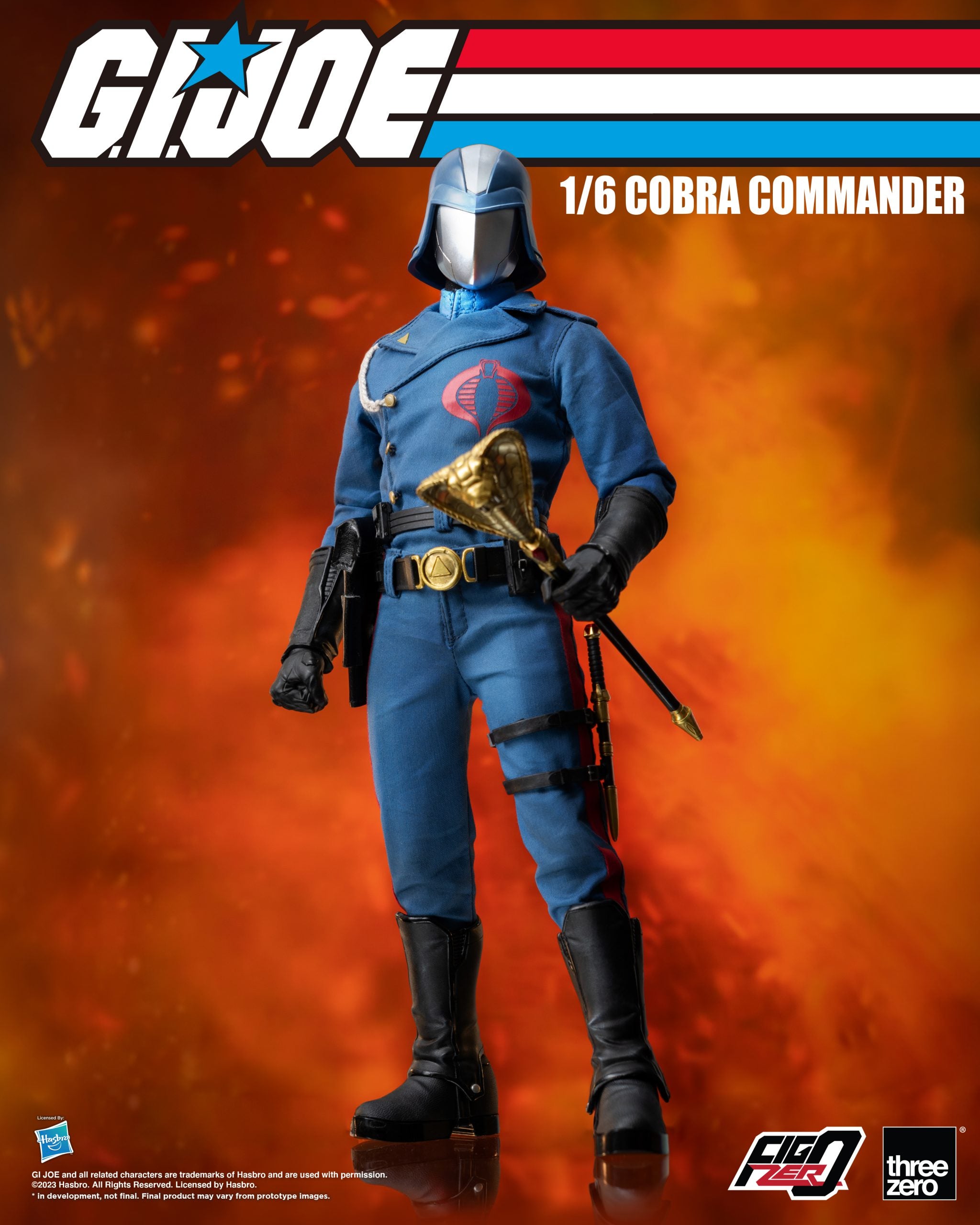 PRE-ORDER threezero - FigZero - G.I. Joe - Cobra Commander 1/6
