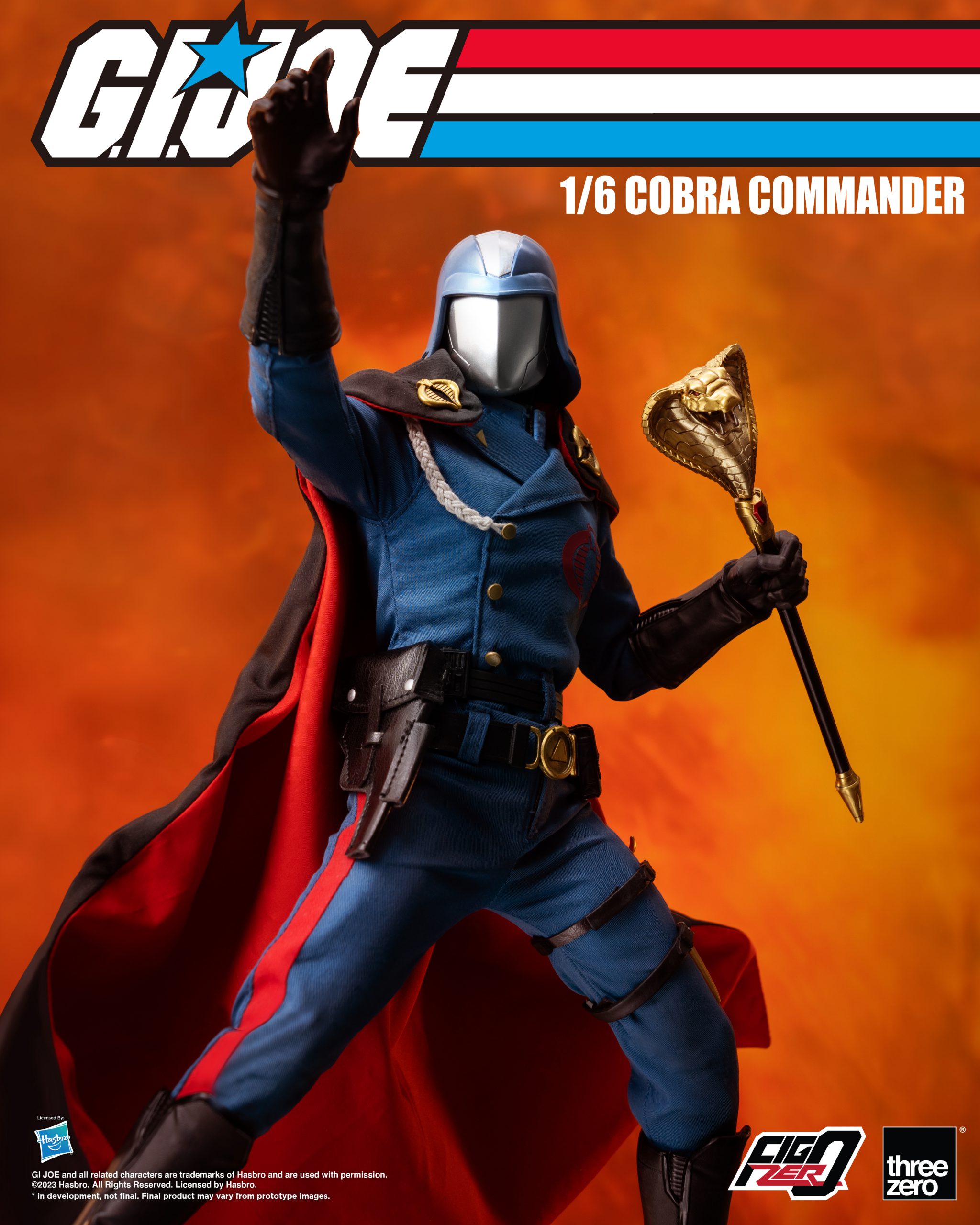 PRE-ORDER threezero - FigZero - G.I. Joe - Cobra Commander 1/6