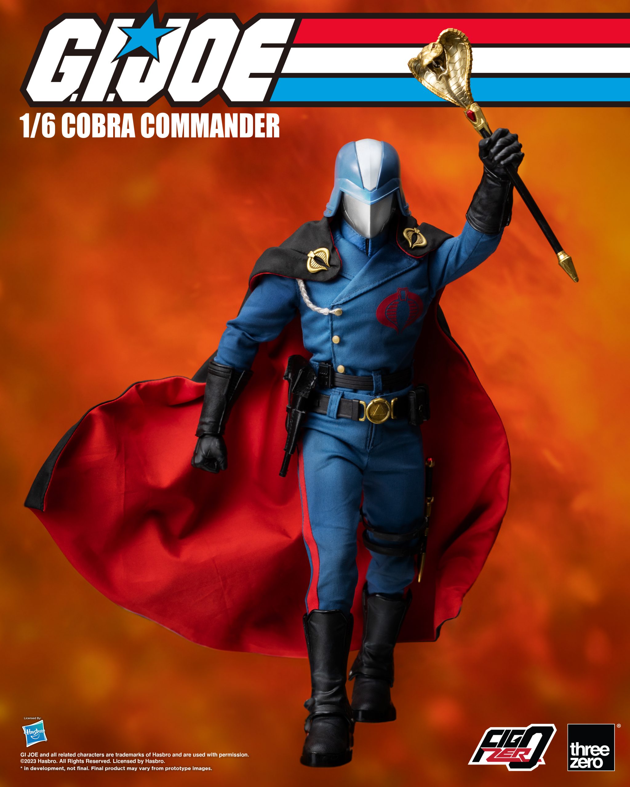 PRE-ORDER threezero - FigZero - G.I. Joe - Cobra Commander 1/6