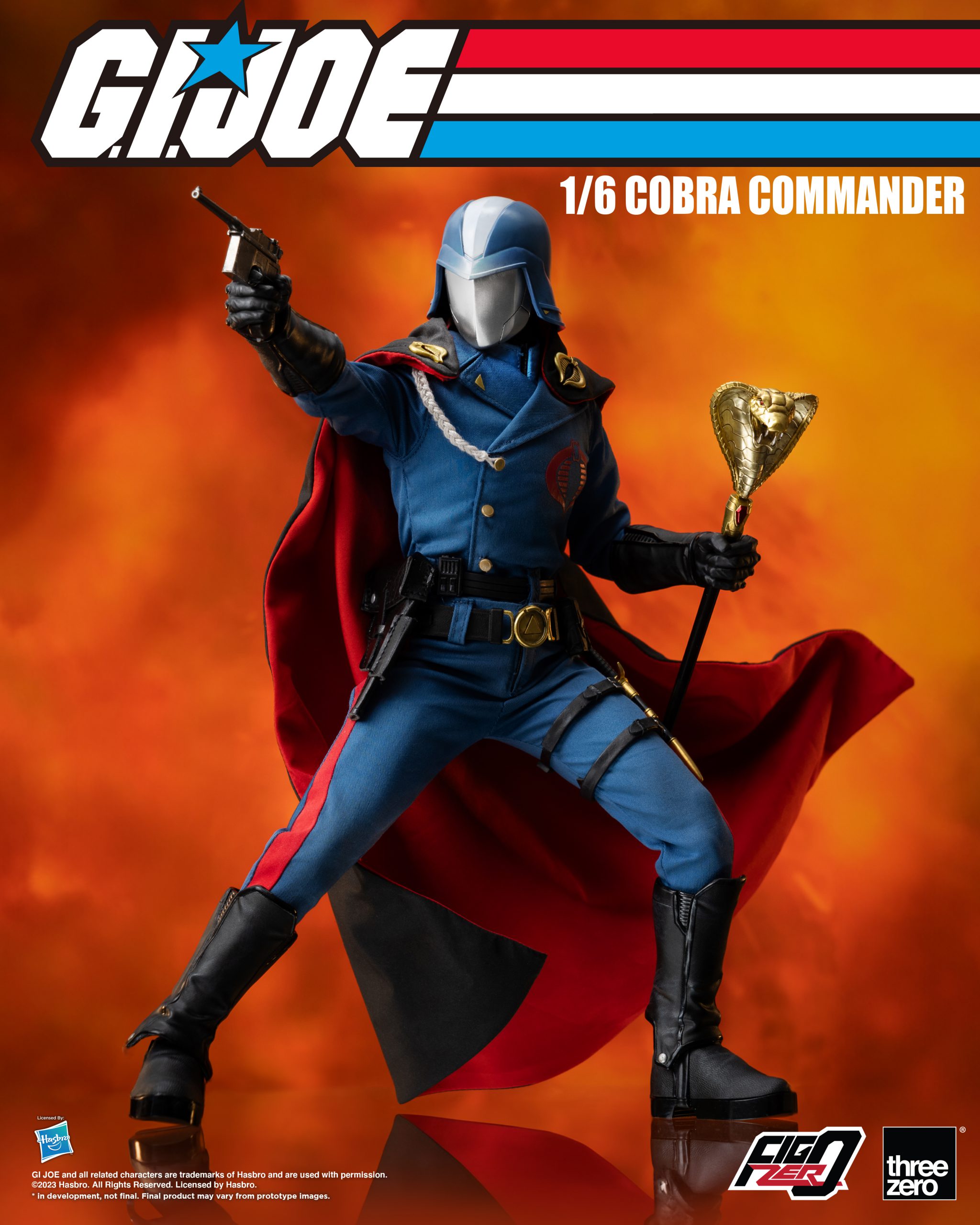 PRE-ORDER threezero - FigZero - G.I. Joe - Cobra Commander 1/6