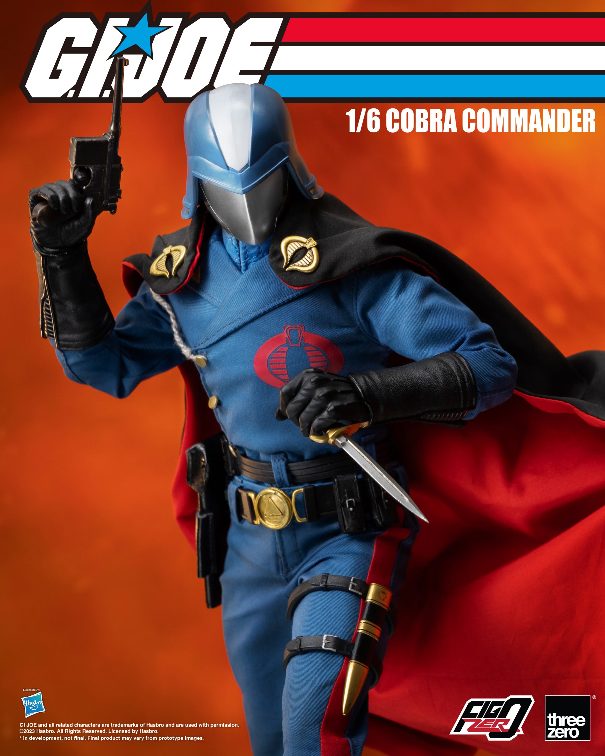 PRE-ORDER threezero - FigZero - G.I. Joe - Cobra Commander 1/6