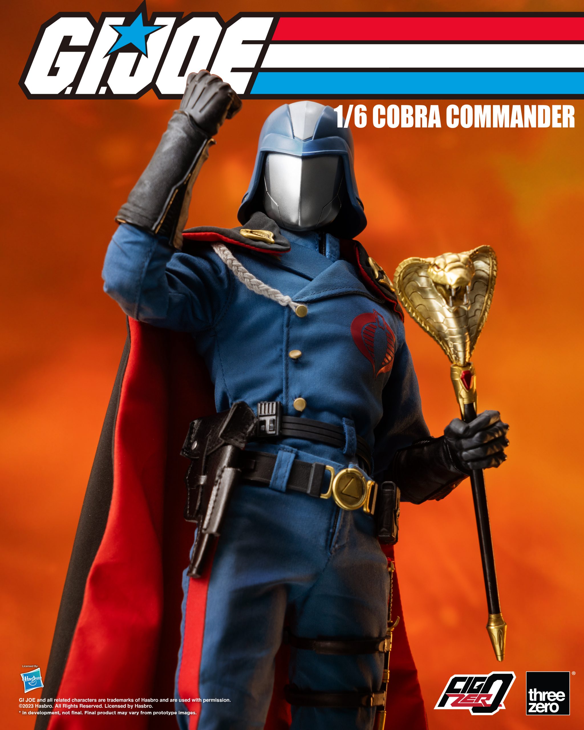 PRE-ORDER threezero - FigZero - G.I. Joe - Cobra Commander 1/6