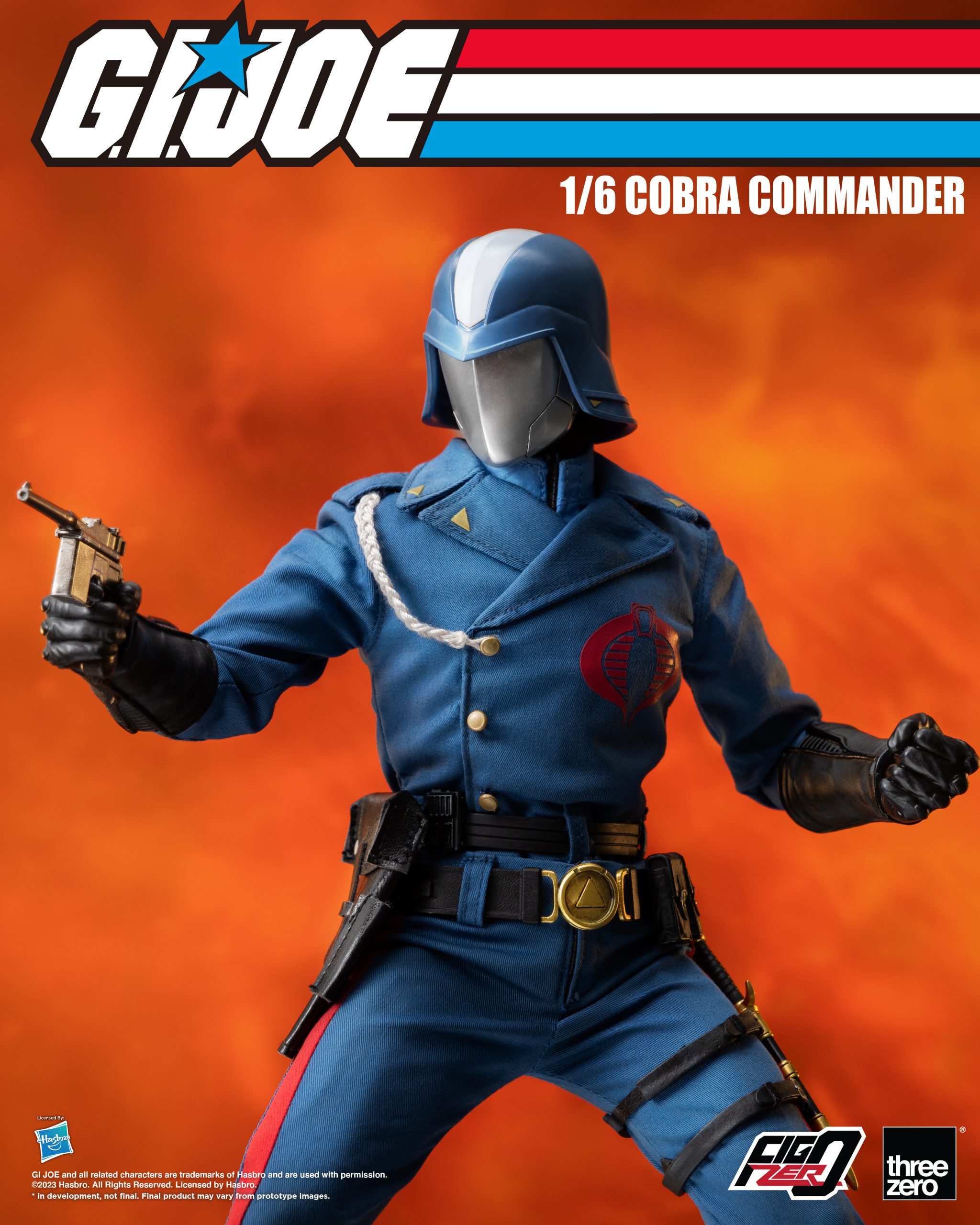 PRE-ORDER threezero - FigZero - G.I. Joe - Cobra Commander 1/6
