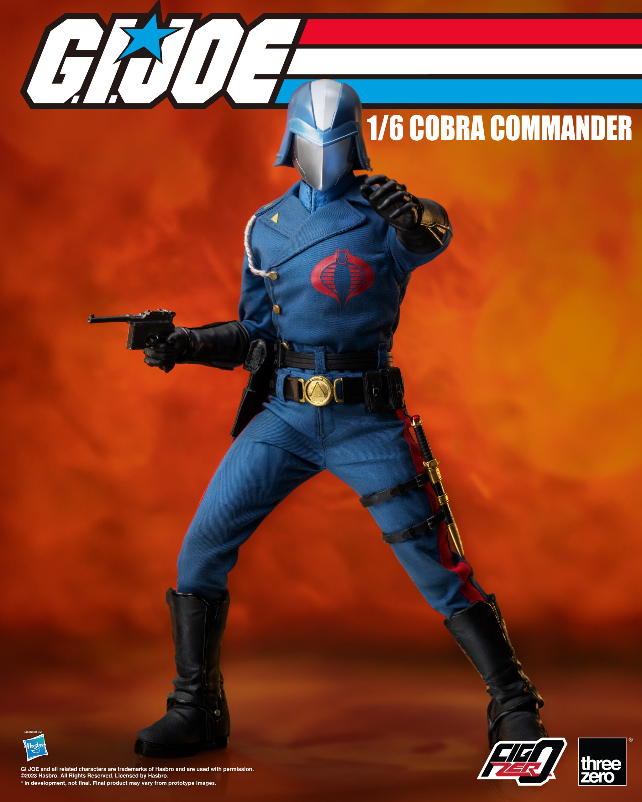PRE-ORDER threezero - FigZero - G.I. Joe - Cobra Commander 1/6