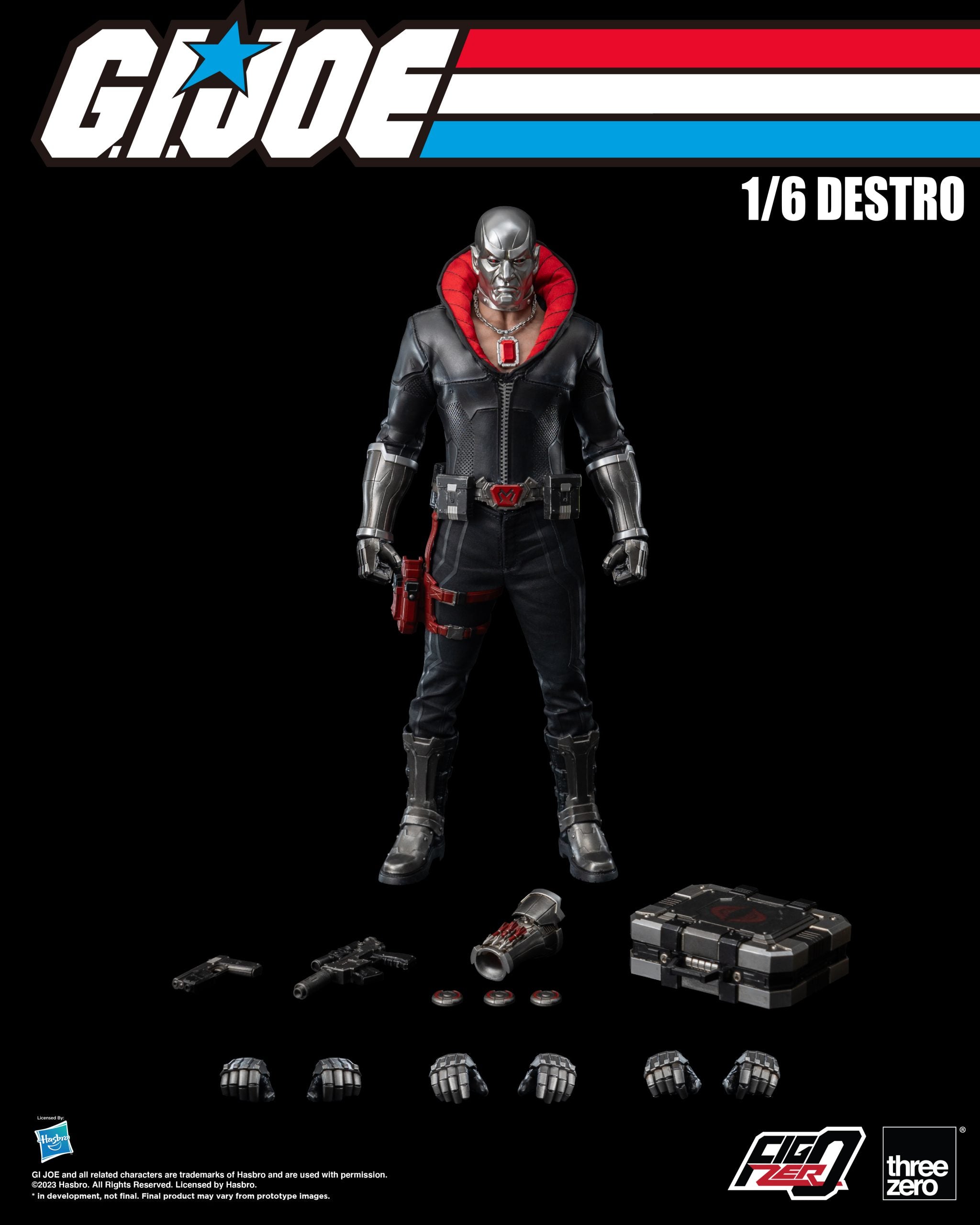 PRE-ORDER threezero - FigZero - G.I. Joe - Destro 1/6
