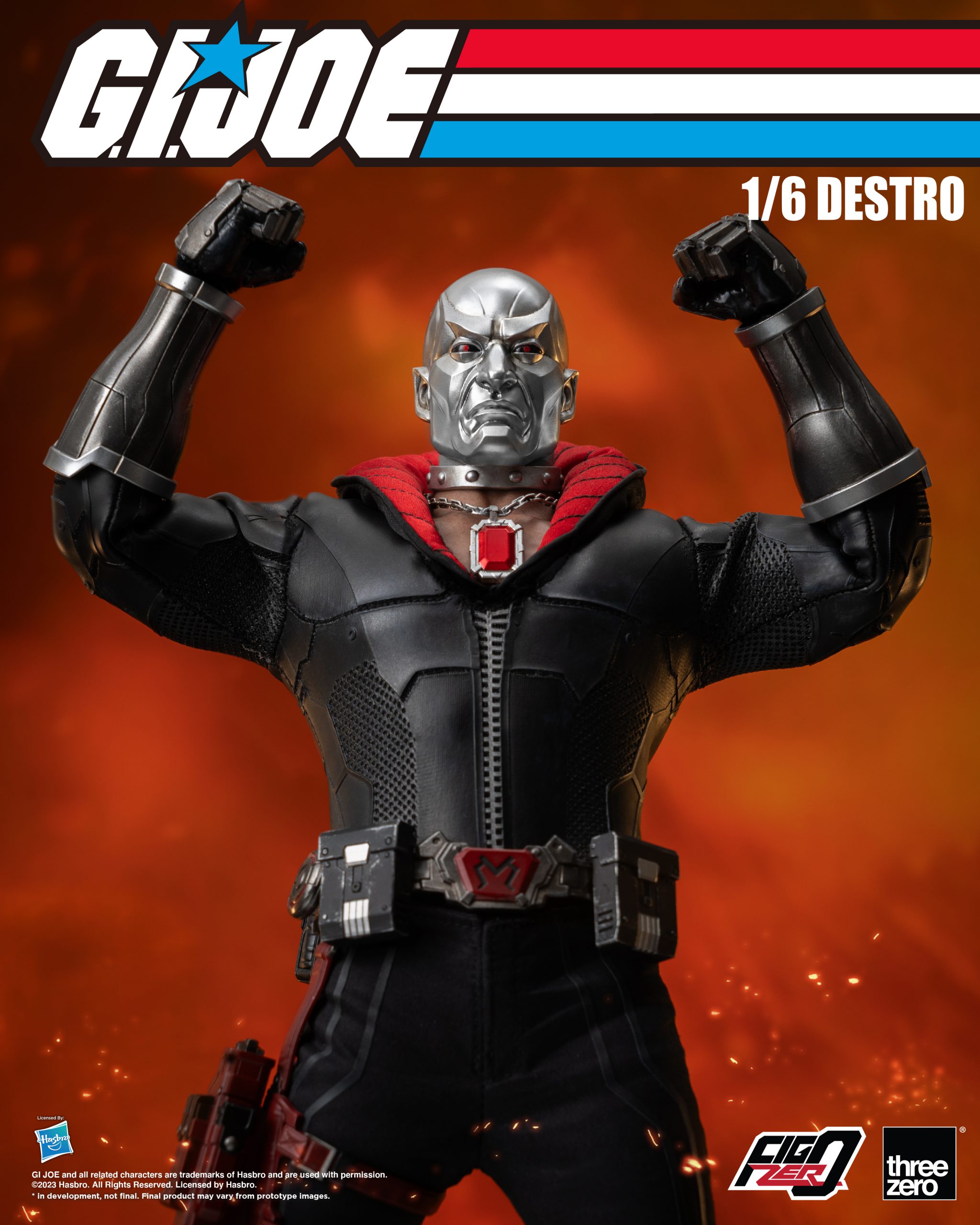 PRE-ORDER threezero - FigZero - G.I. Joe - Destro 1/6