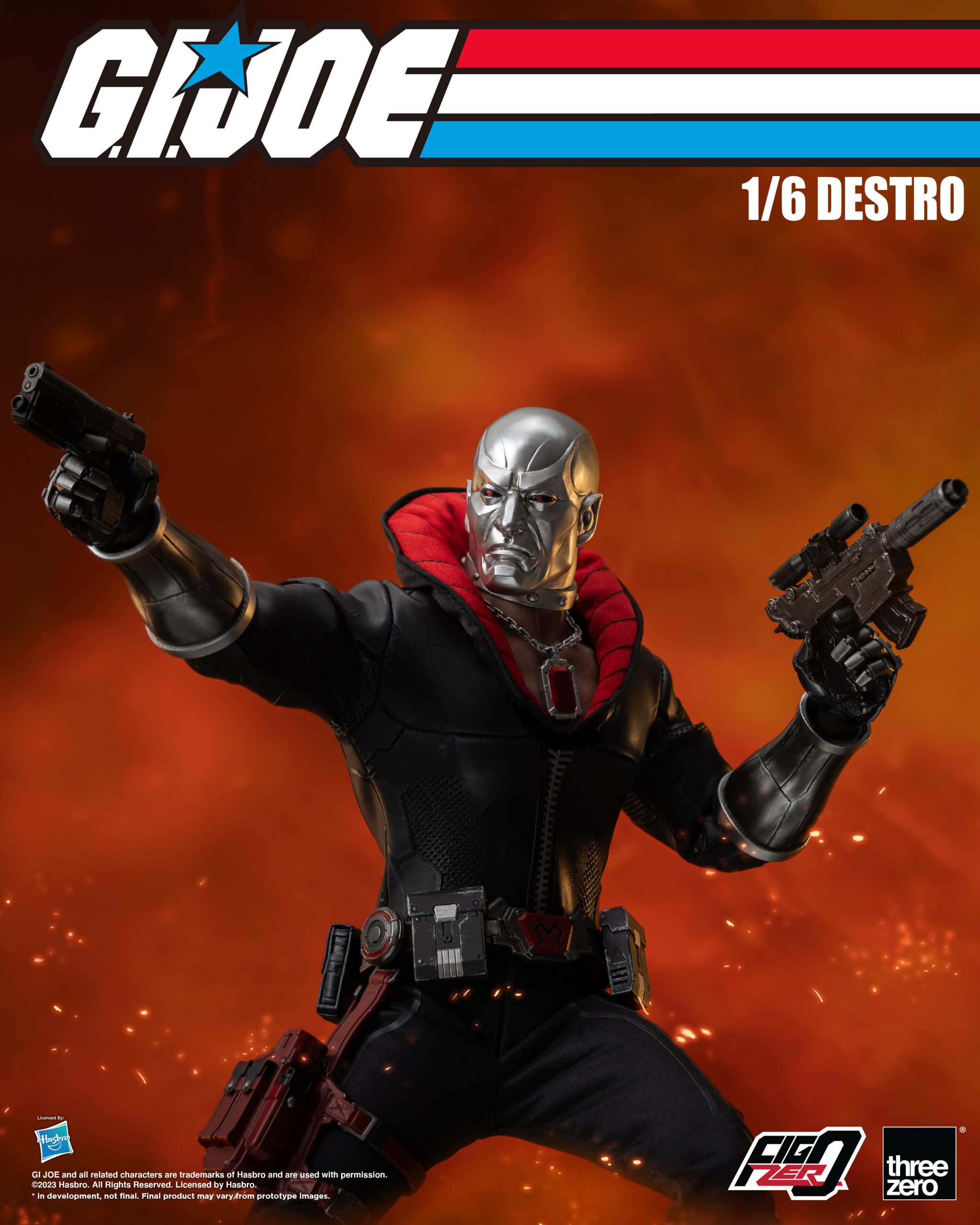 PRE-ORDER threezero - FigZero - G.I. Joe - Destro 1/6