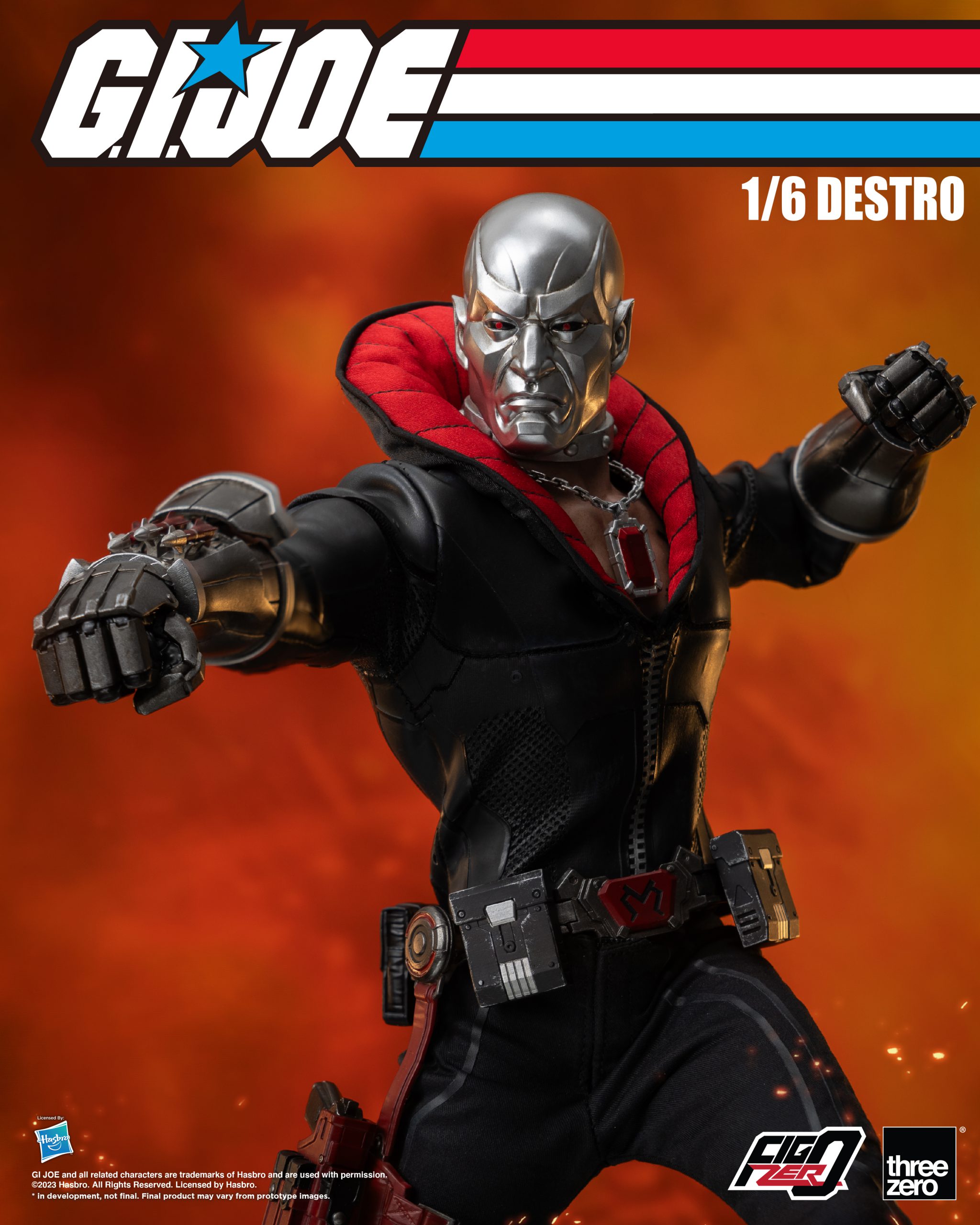 PRE-ORDER threezero - FigZero - G.I. Joe - Destro 1/6