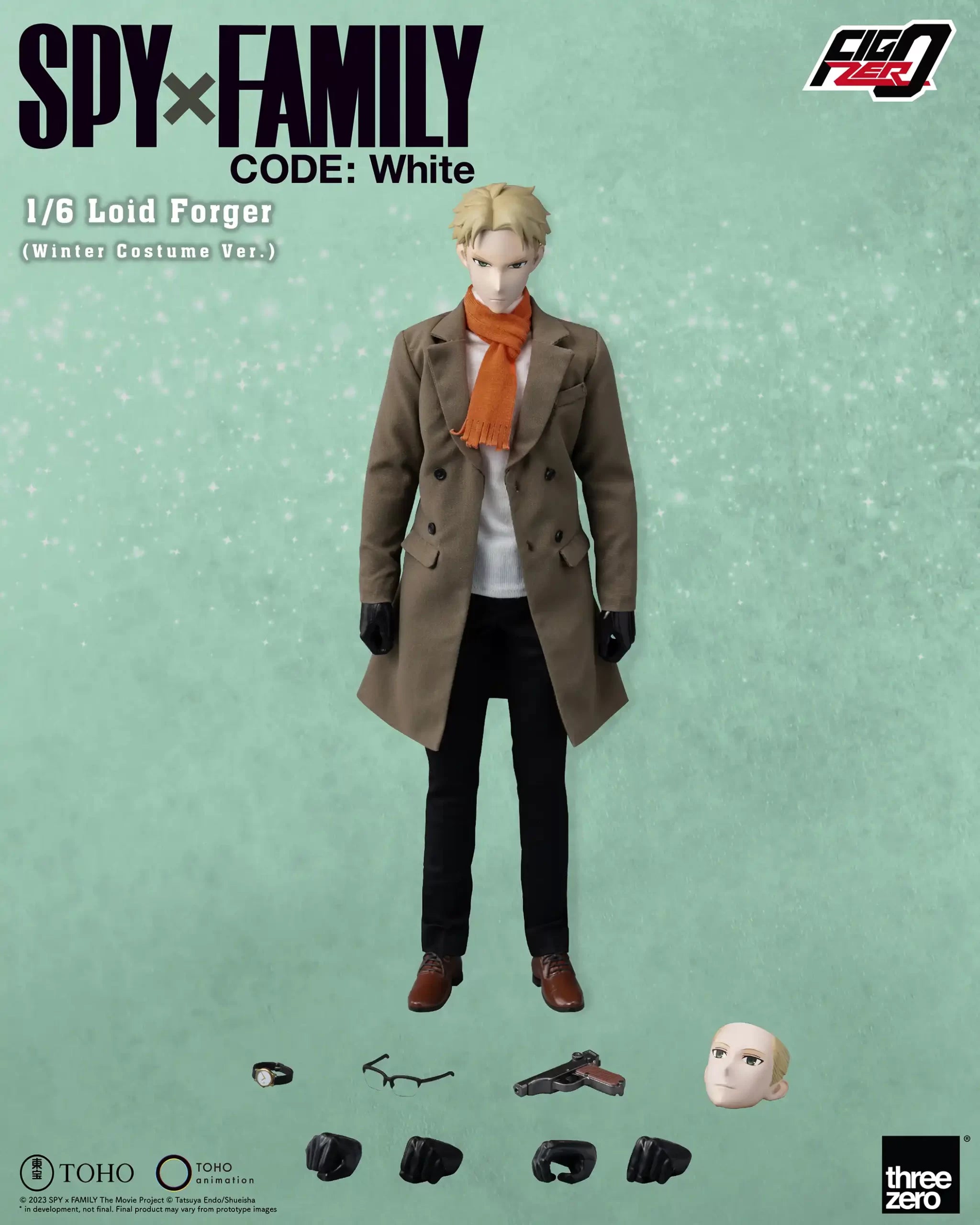 PRE-ORDER threezero - FigZero - SPY×FAMILY CODE: White - Loid Forger: Winter Costume Ver. 1/6