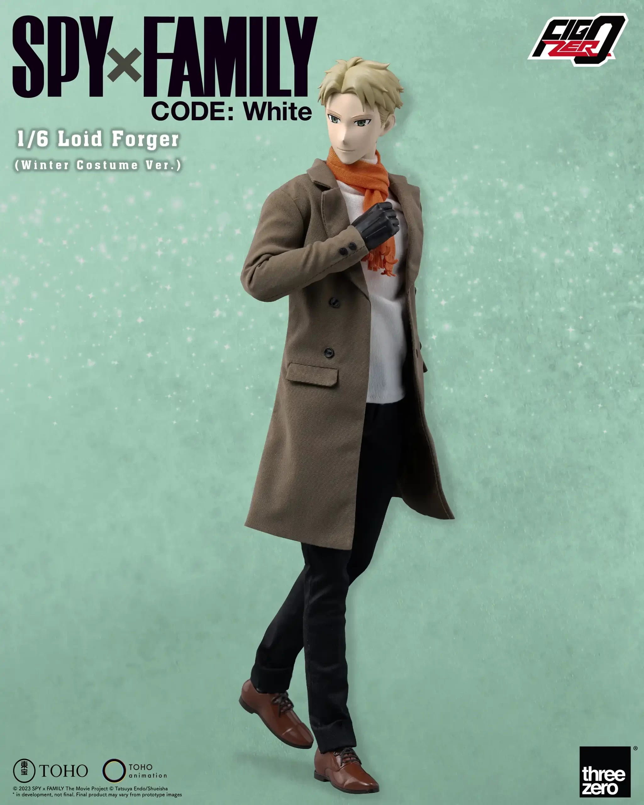 PRE-ORDER threezero - FigZero - SPY×FAMILY CODE: White - Loid Forger: Winter Costume Ver. 1/6