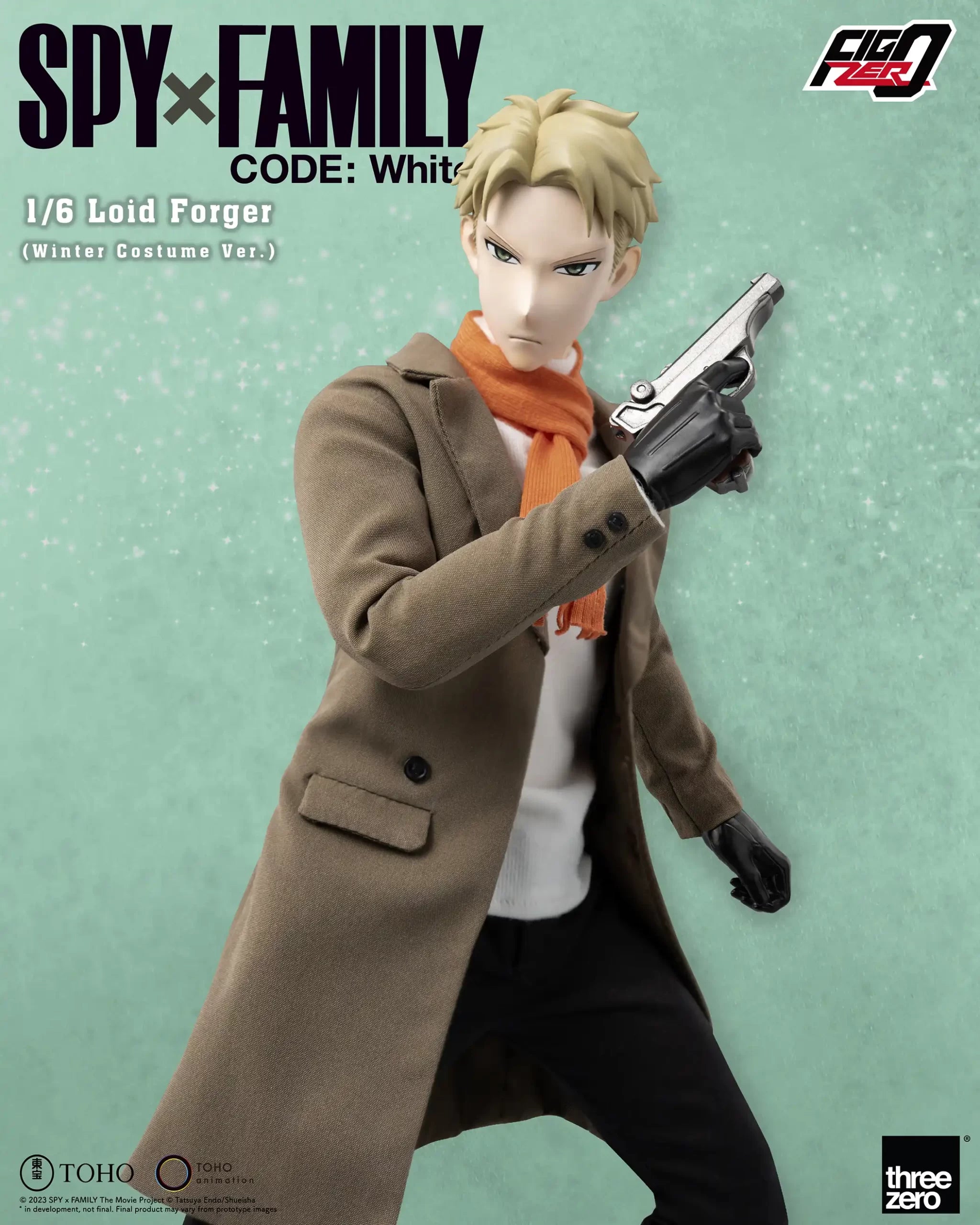 PRE-ORDER threezero - FigZero - SPY×FAMILY CODE: White - Loid Forger: Winter Costume Ver. 1/6