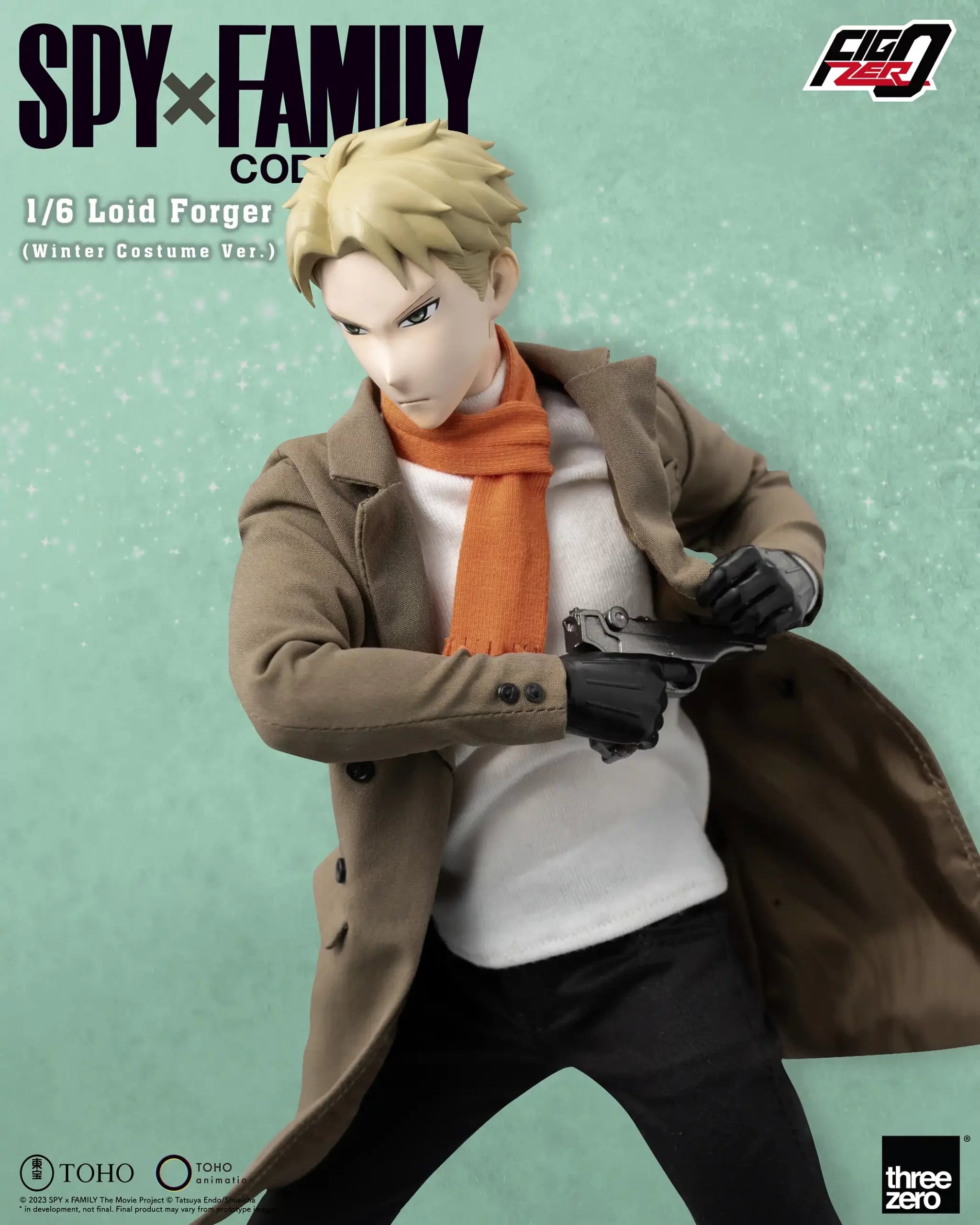 PRE-ORDER threezero - FigZero - SPY×FAMILY CODE: White - Loid Forger: Winter Costume Ver. 1/6