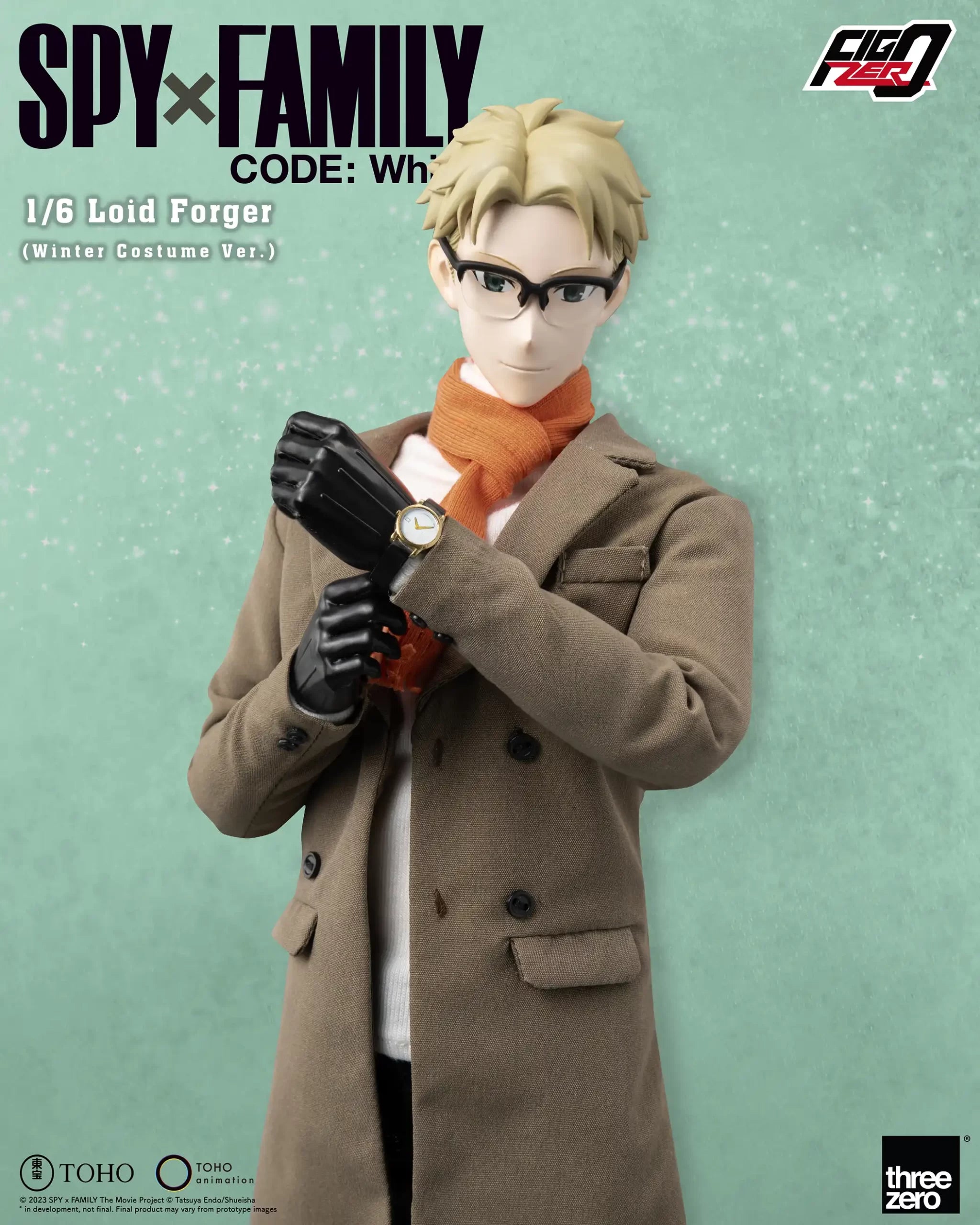 PRE-ORDER threezero - FigZero - SPY×FAMILY CODE: White - Loid Forger: Winter Costume Ver. 1/6