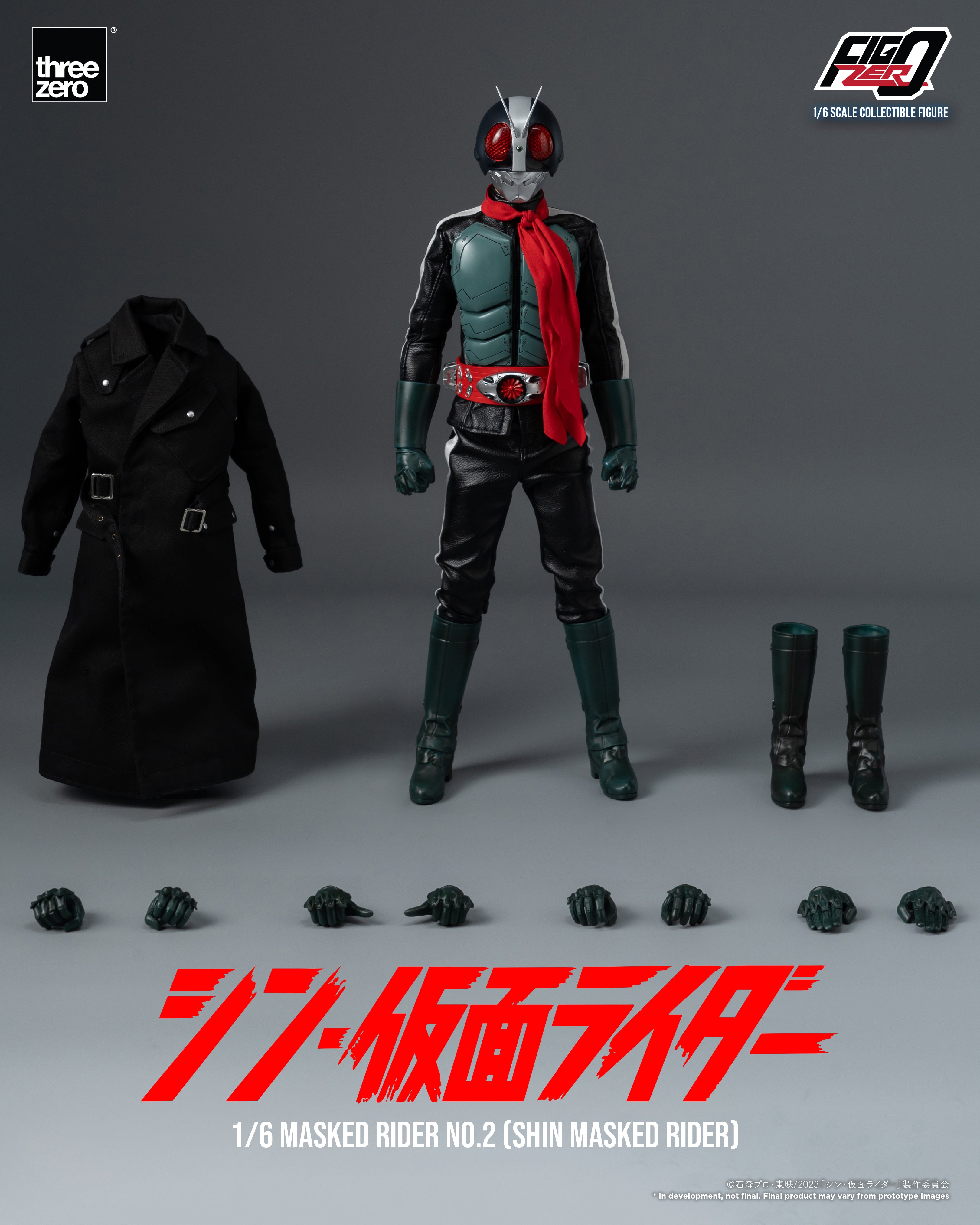 PRE-ORDER threezero - FigZero - Shin Kamen Rider - Kamen Rider No. 2 1/6