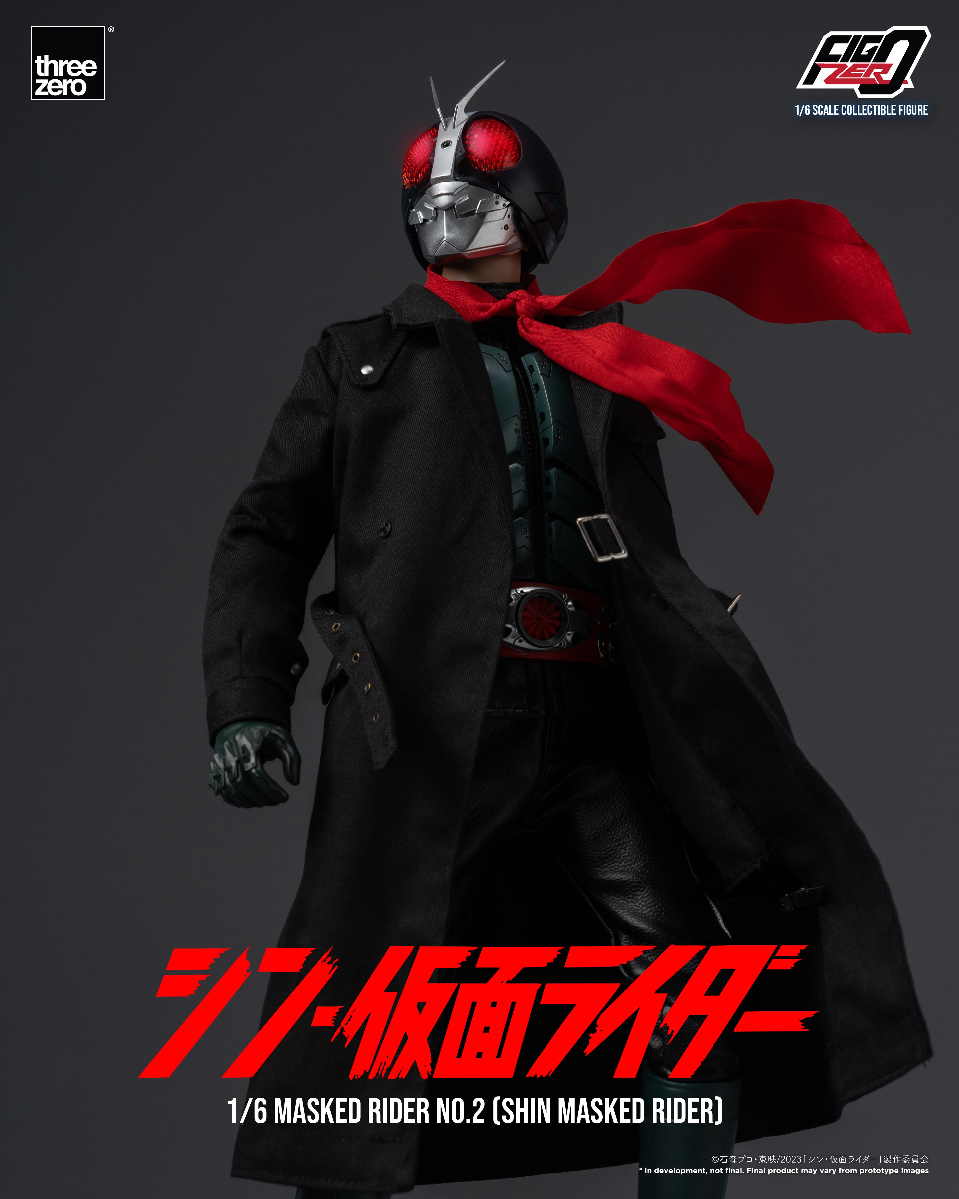 PRE-ORDER threezero - FigZero - Shin Kamen Rider - Kamen Rider No. 2 1/6