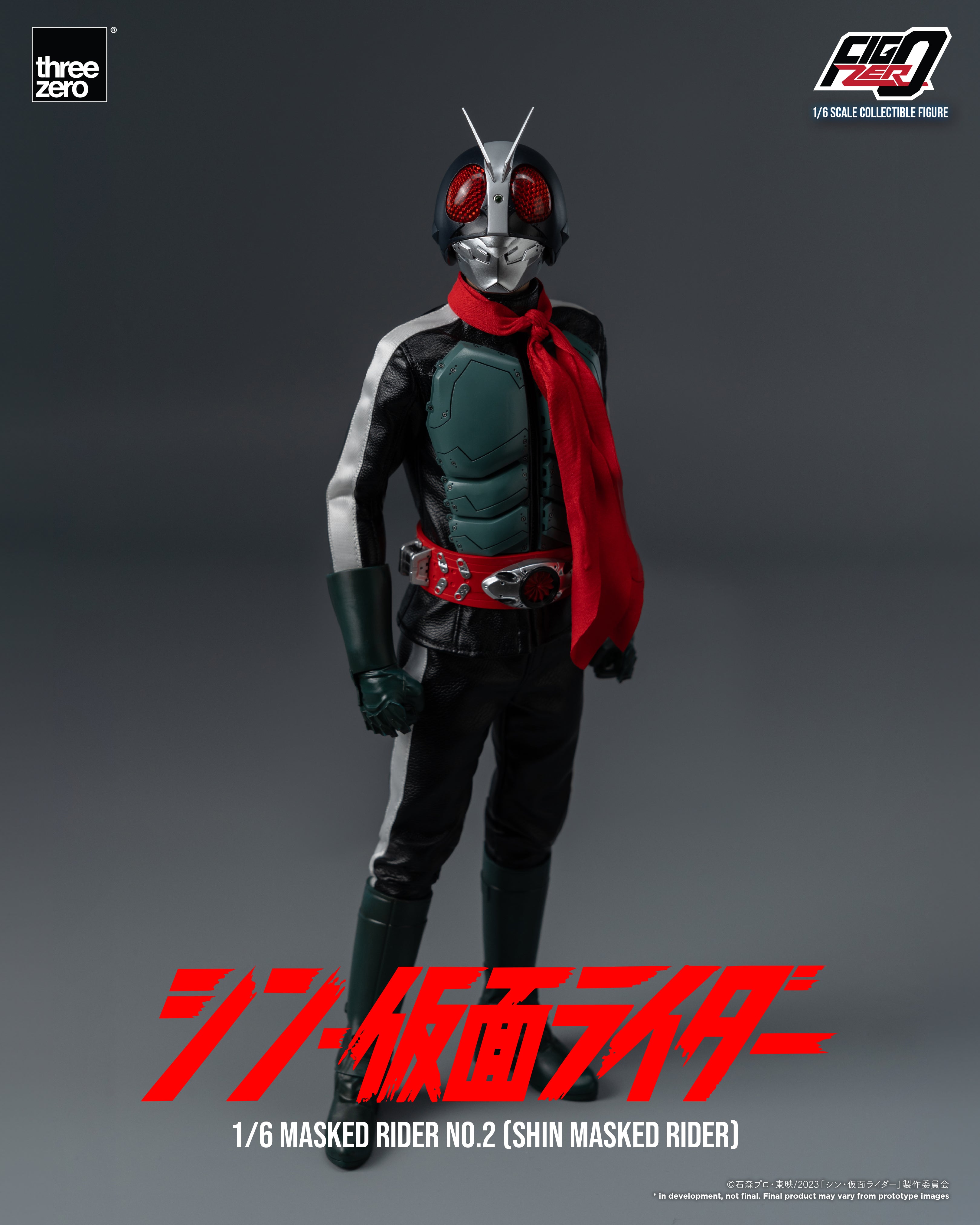 PRE-ORDER threezero - FigZero - Shin Kamen Rider - Kamen Rider No. 2 1/6