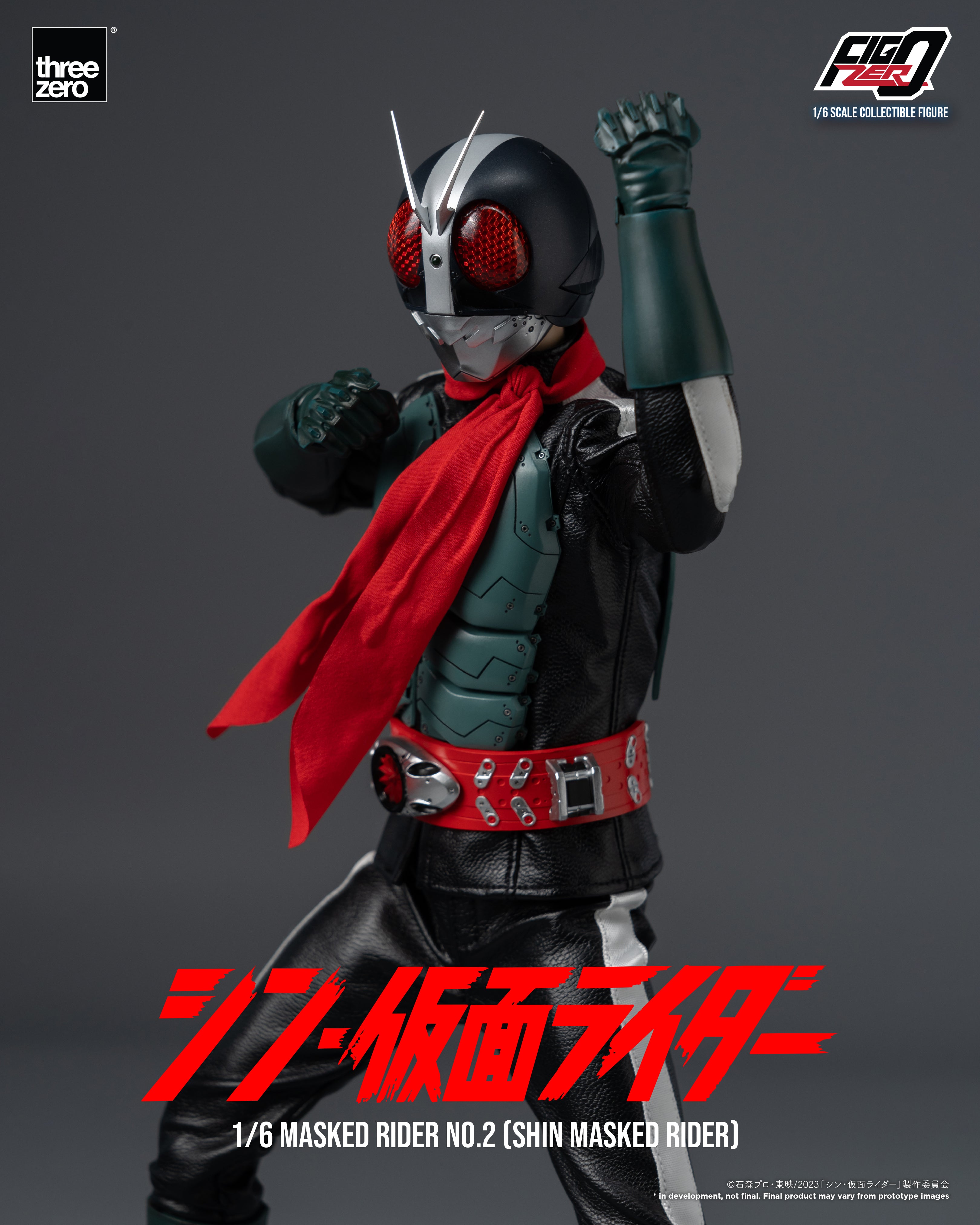 PRE-ORDER threezero - FigZero - Shin Kamen Rider - Kamen Rider No. 2 1/6