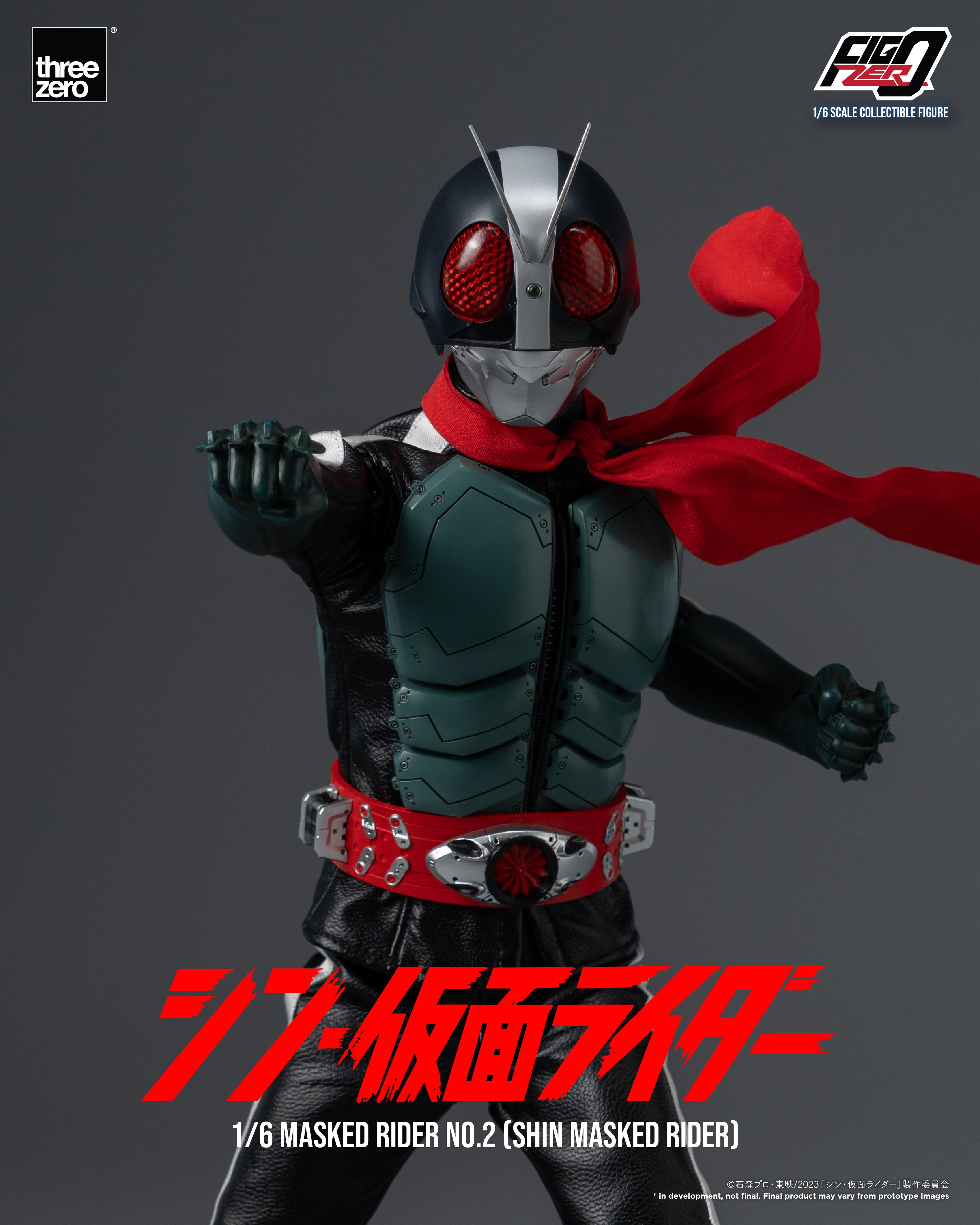 PRE-ORDER threezero - FigZero - Shin Kamen Rider - Kamen Rider No. 2 1/6