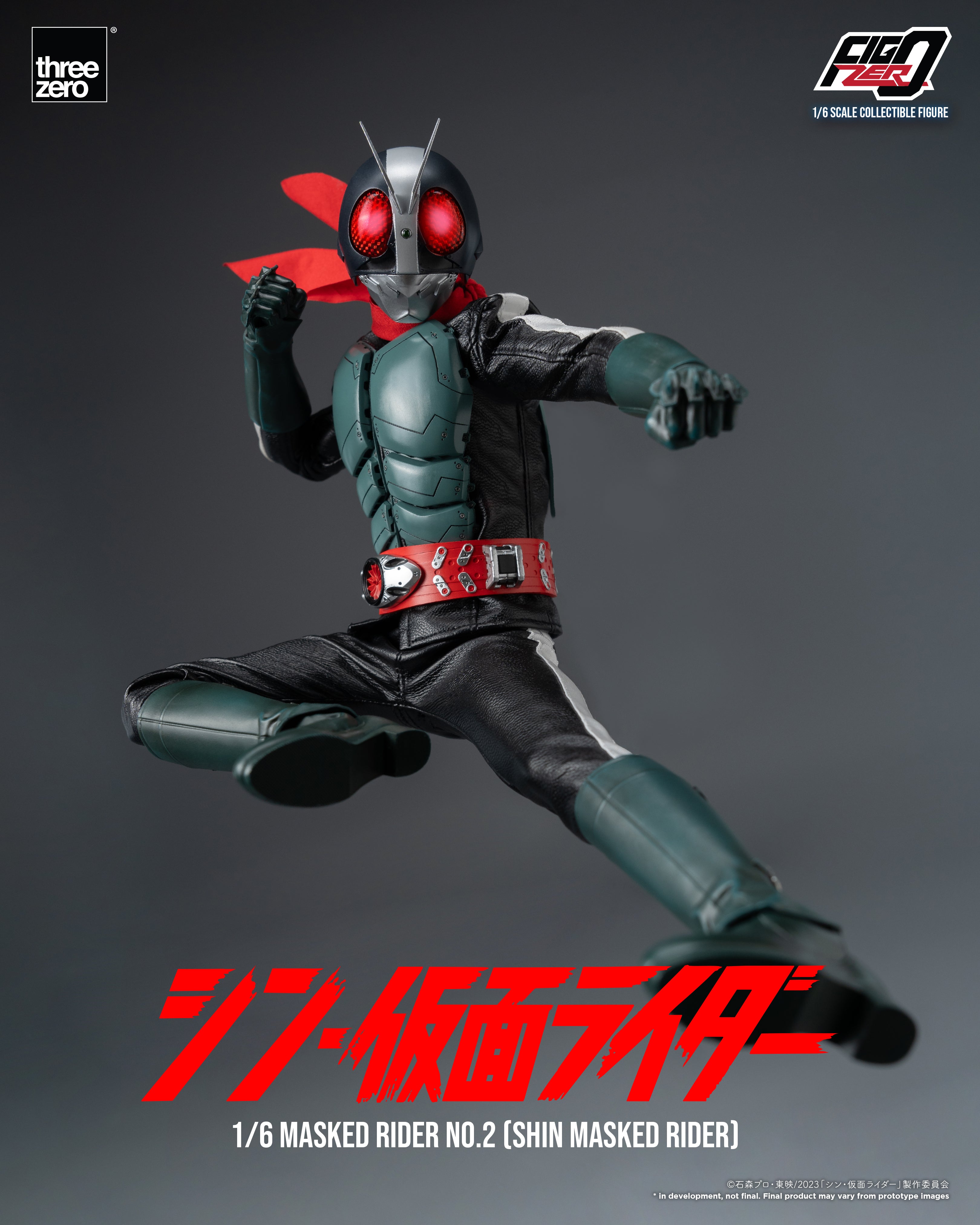 PRE-ORDER threezero - FigZero - Shin Kamen Rider - Kamen Rider No. 2 1/6