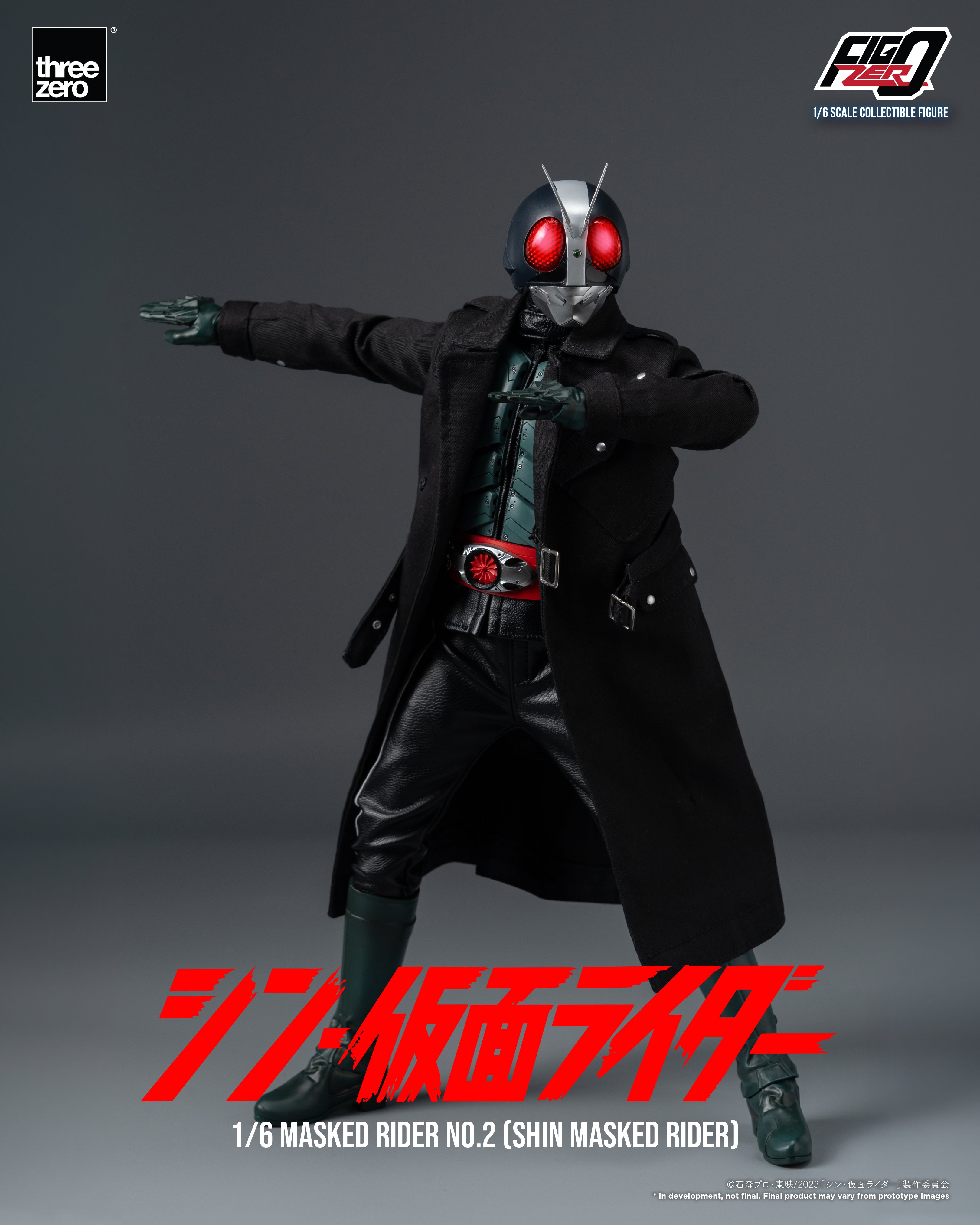 PRE-ORDER threezero - FigZero - Shin Kamen Rider - Kamen Rider No. 2 1/6