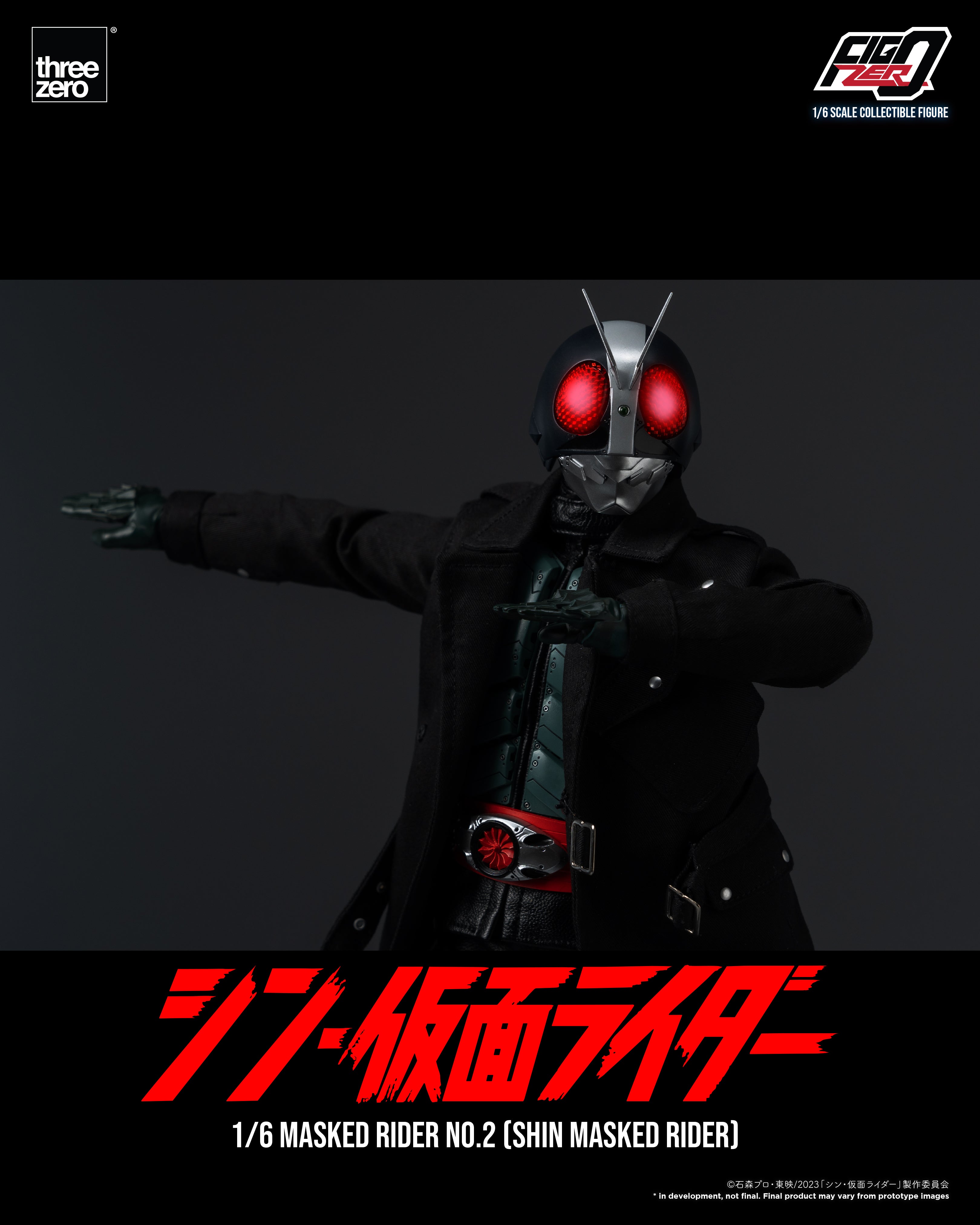 PRE-ORDER threezero - FigZero - Shin Kamen Rider - Kamen Rider No. 2 1/6