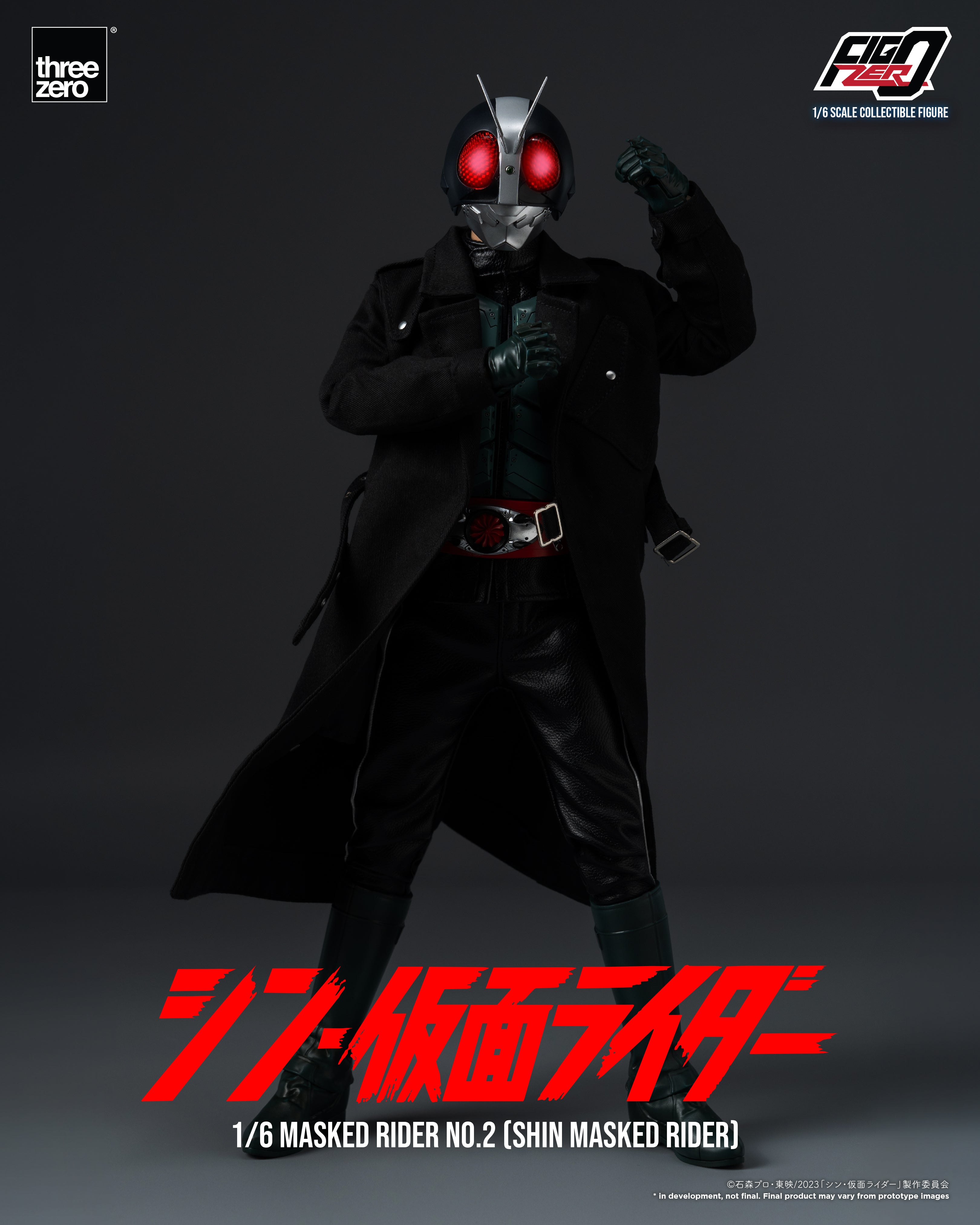 PRE-ORDER threezero - FigZero - Shin Kamen Rider - Kamen Rider No. 2 1/6